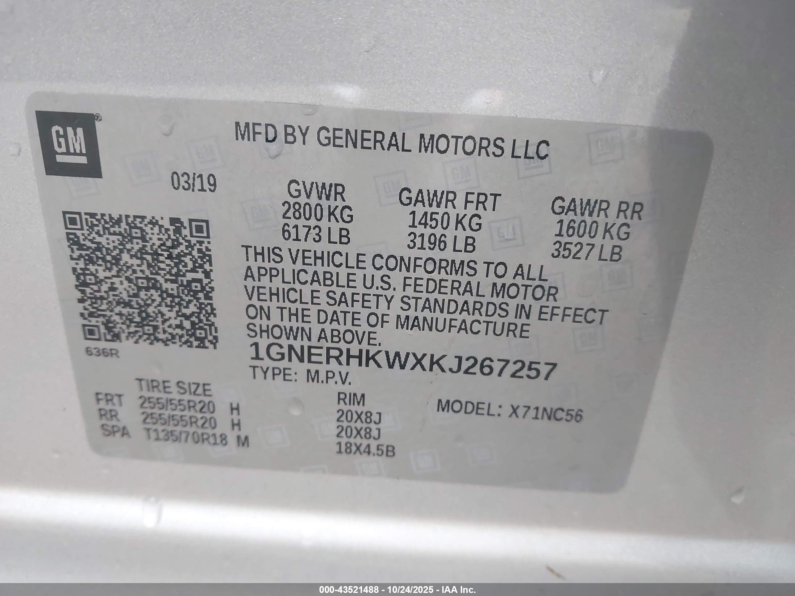 CHEVROLET TRAVERSE image 9