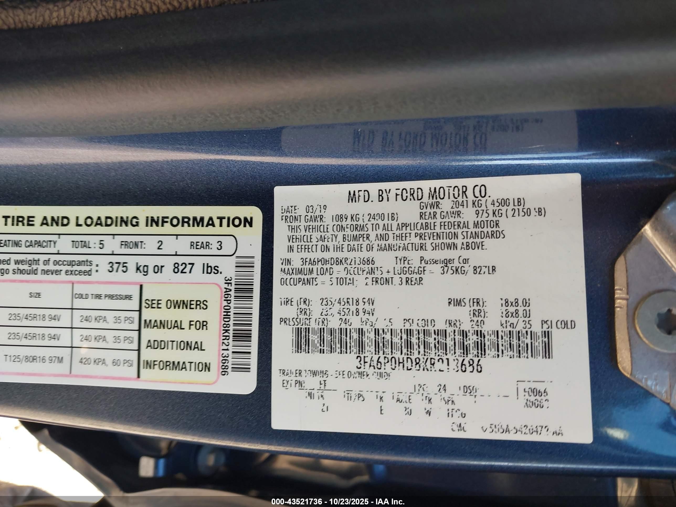FORD FUSION image 9