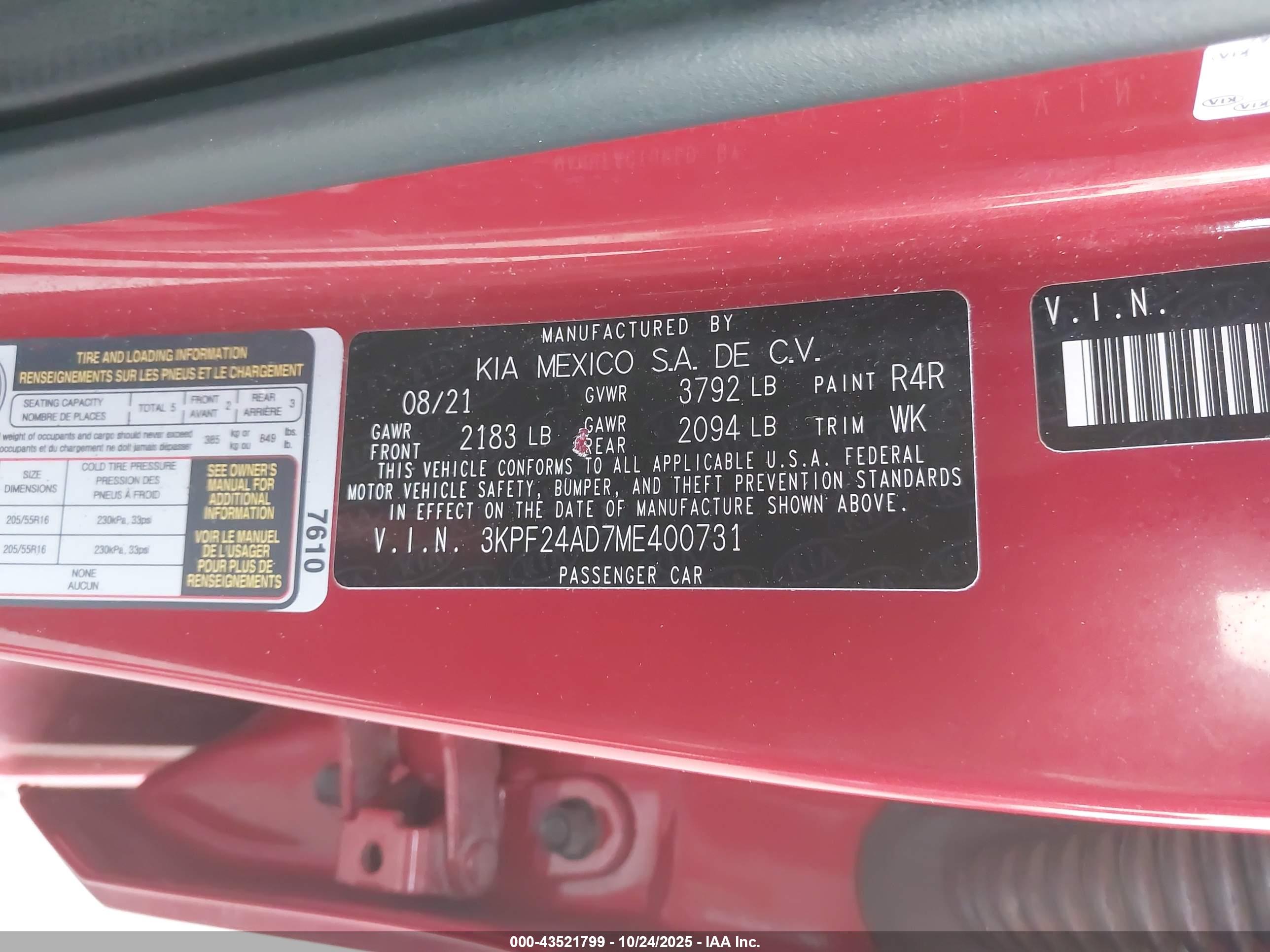 KIA FORTE image 9