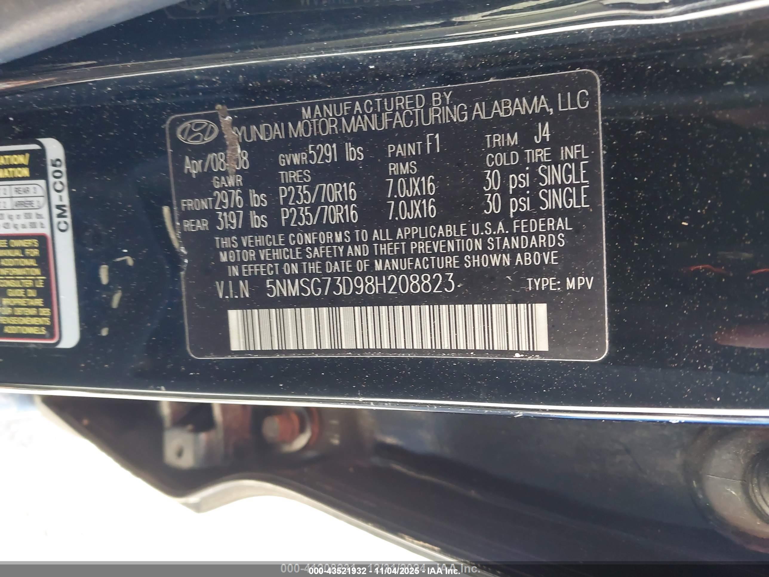 HYUNDAI SANTA image 9