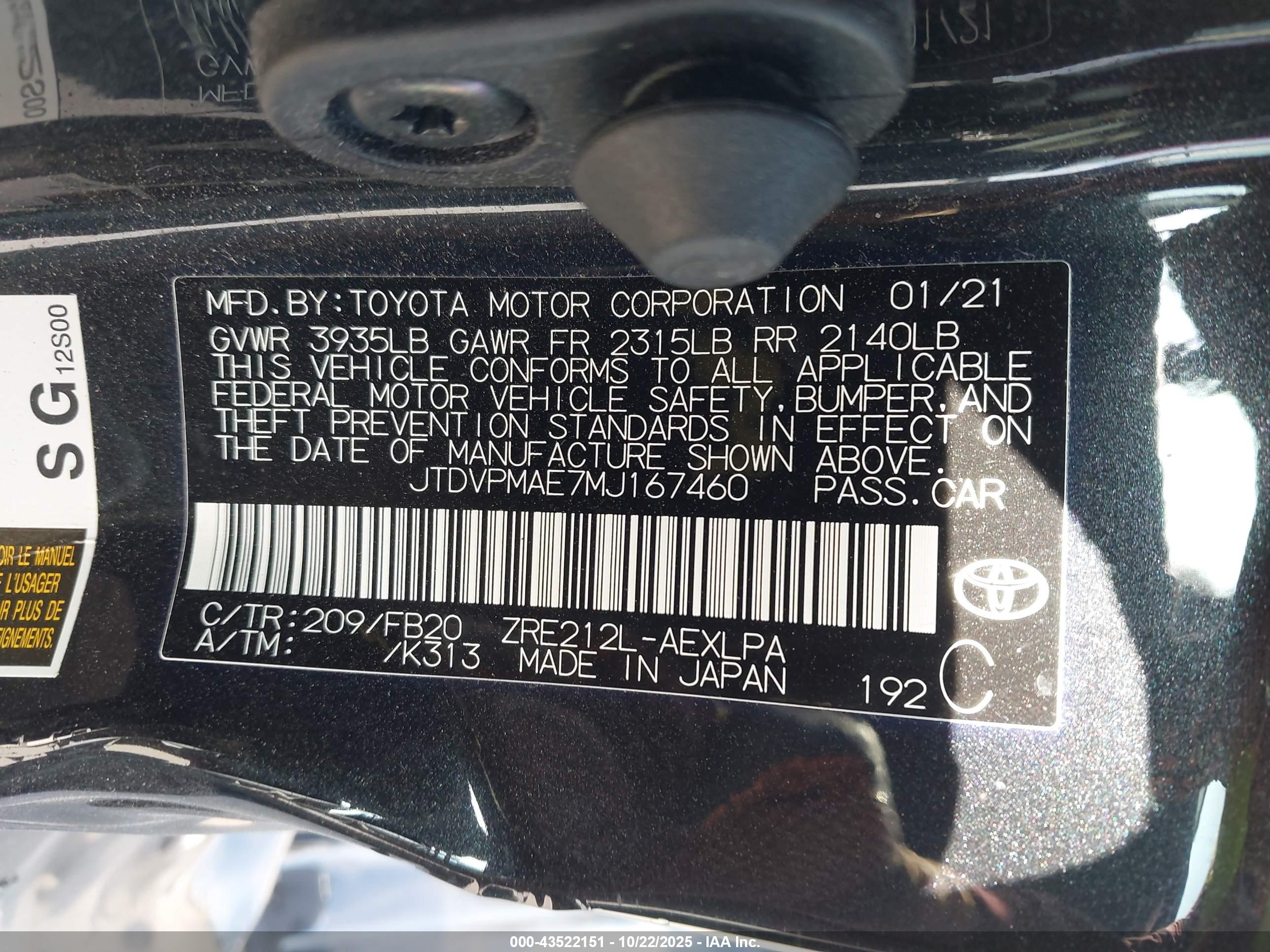 TOYOTA COROLLA image 9
