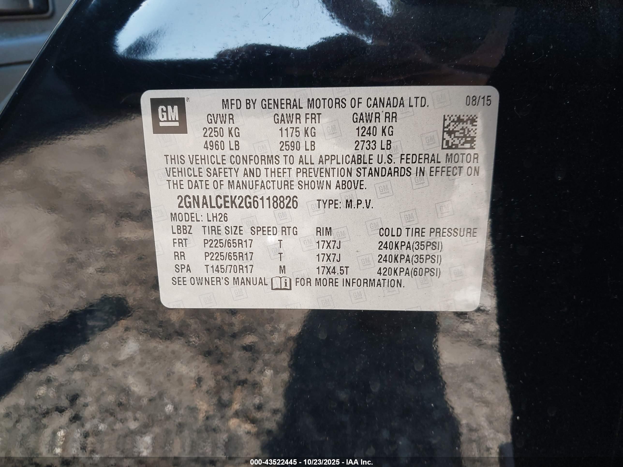 CHEVROLET EQUINOX image 9
