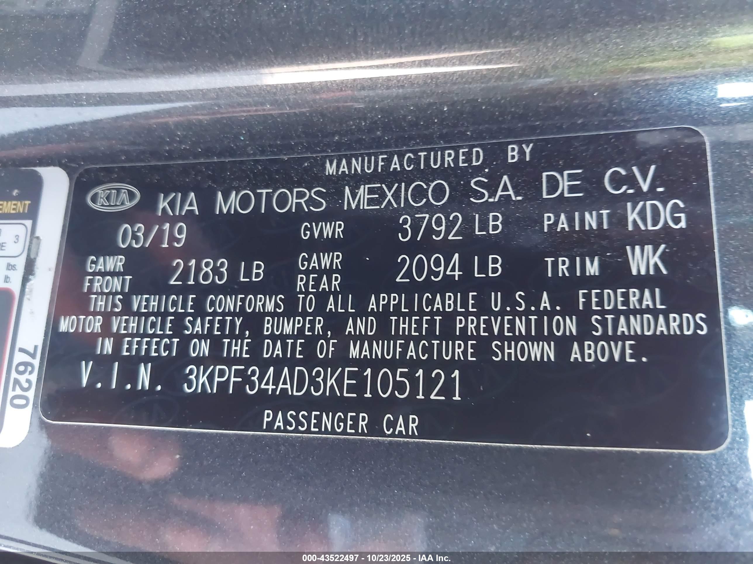 KIA FORTE image 9
