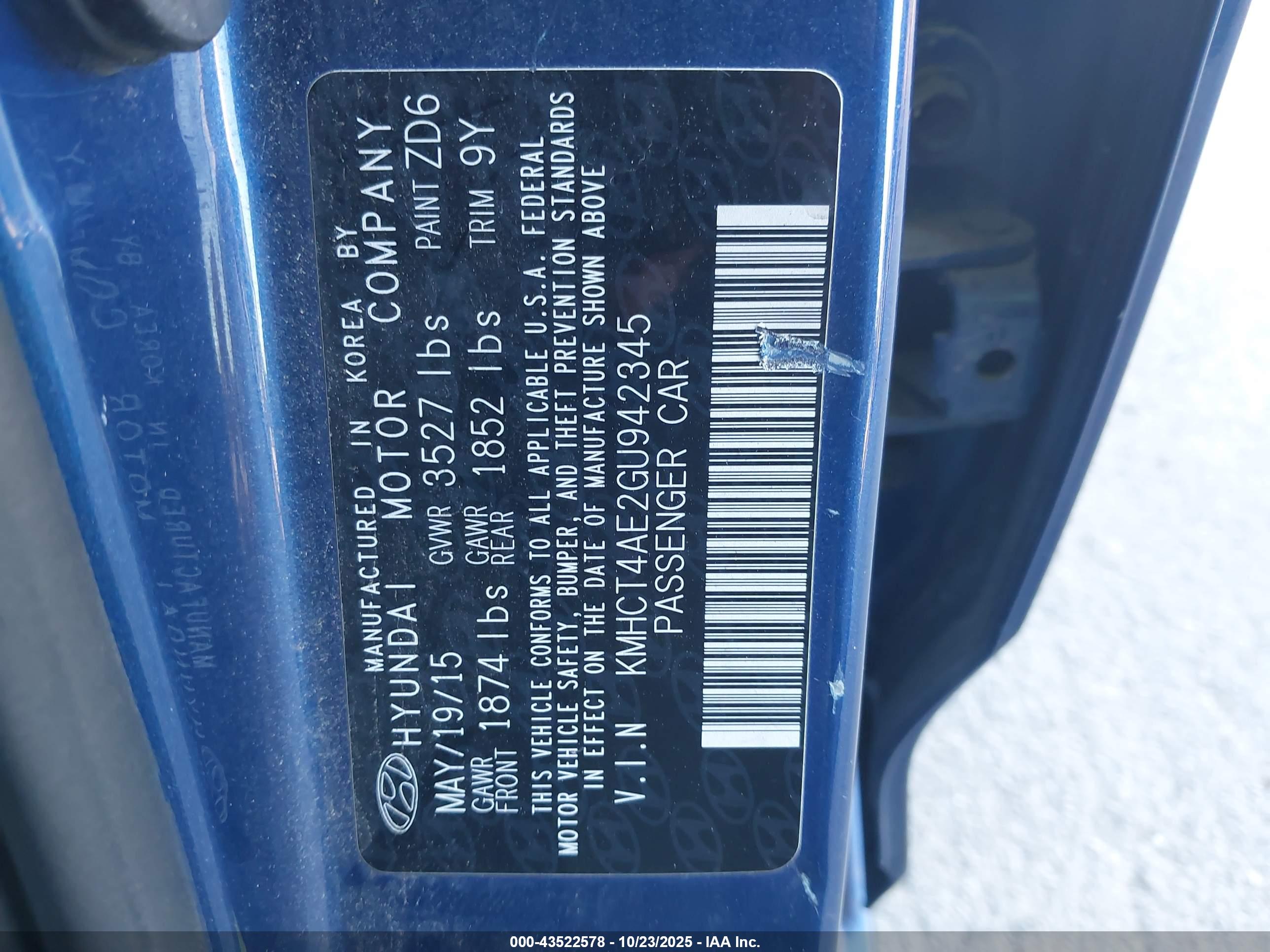 HYUNDAI ACCENT image 9