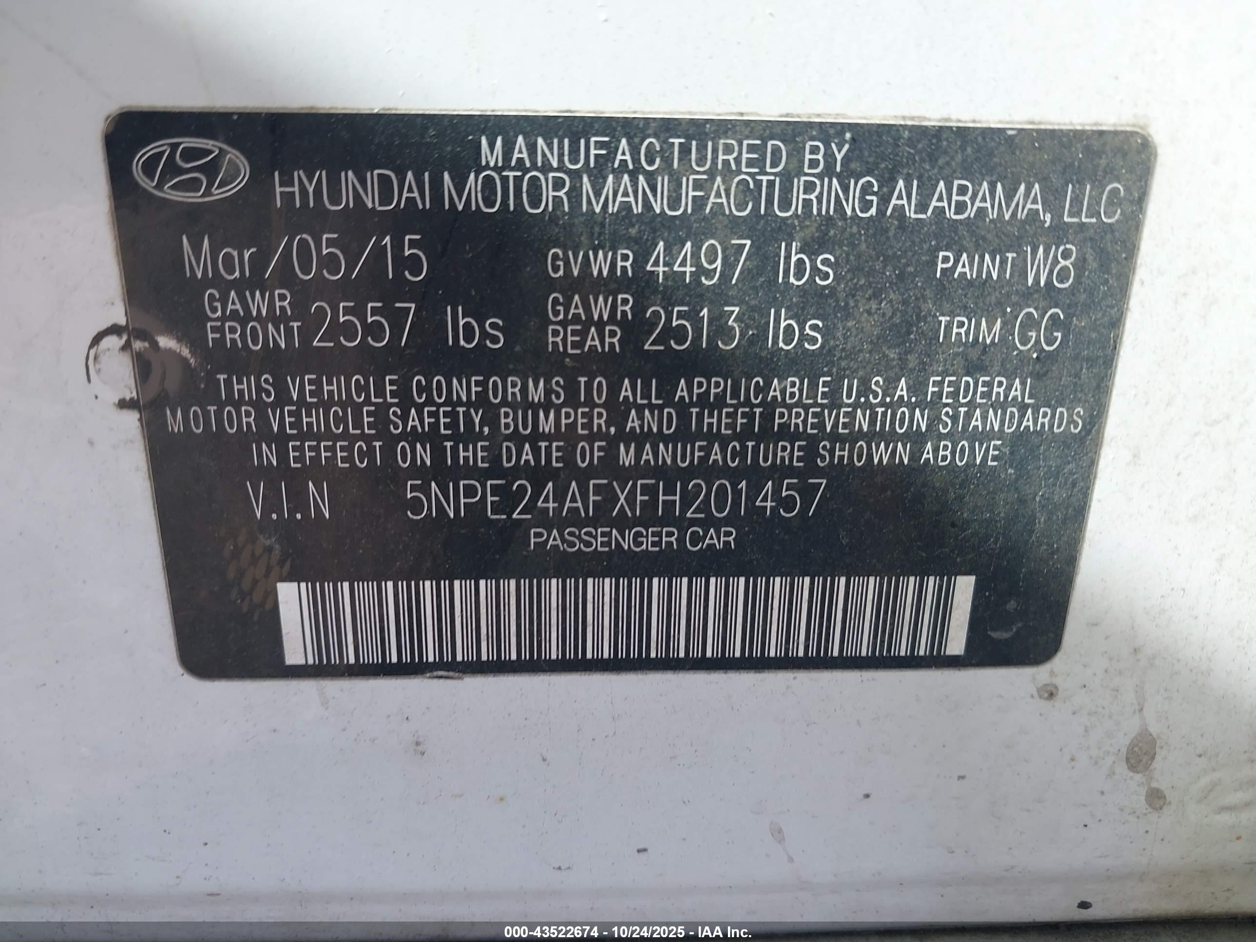 HYUNDAI SONATA image 9