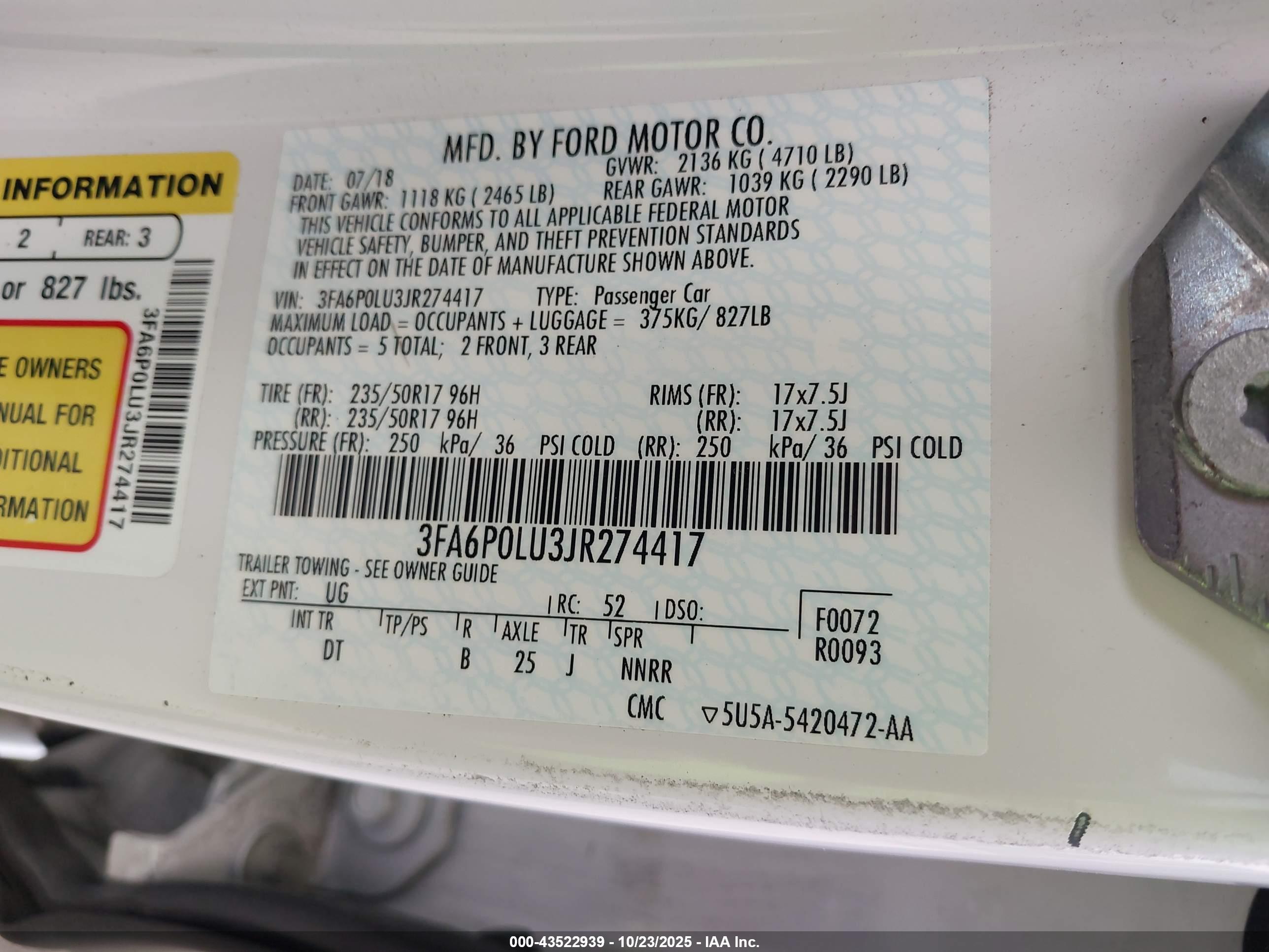 FORD FUSION image 9