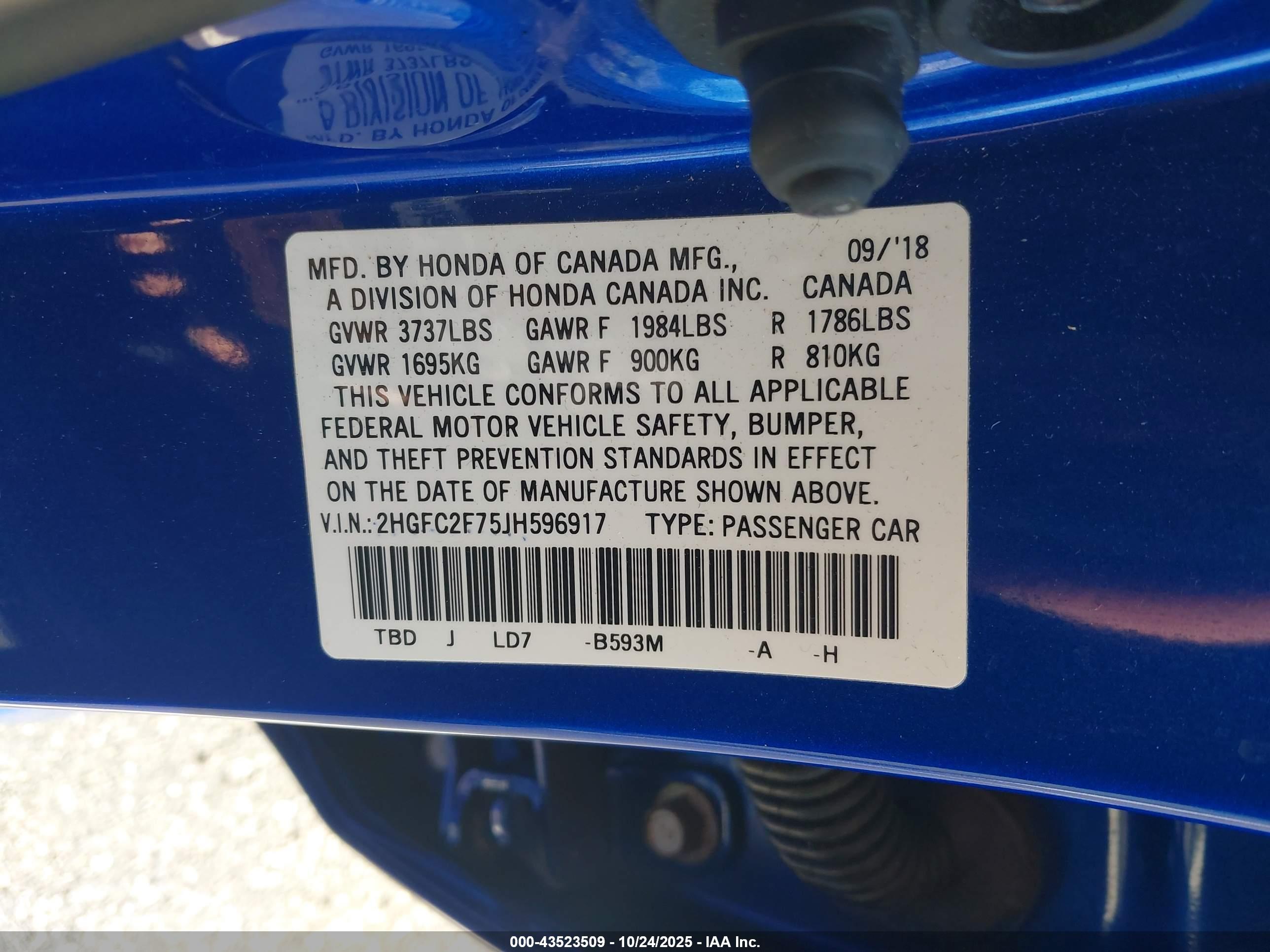 HONDA CIVIC image 9