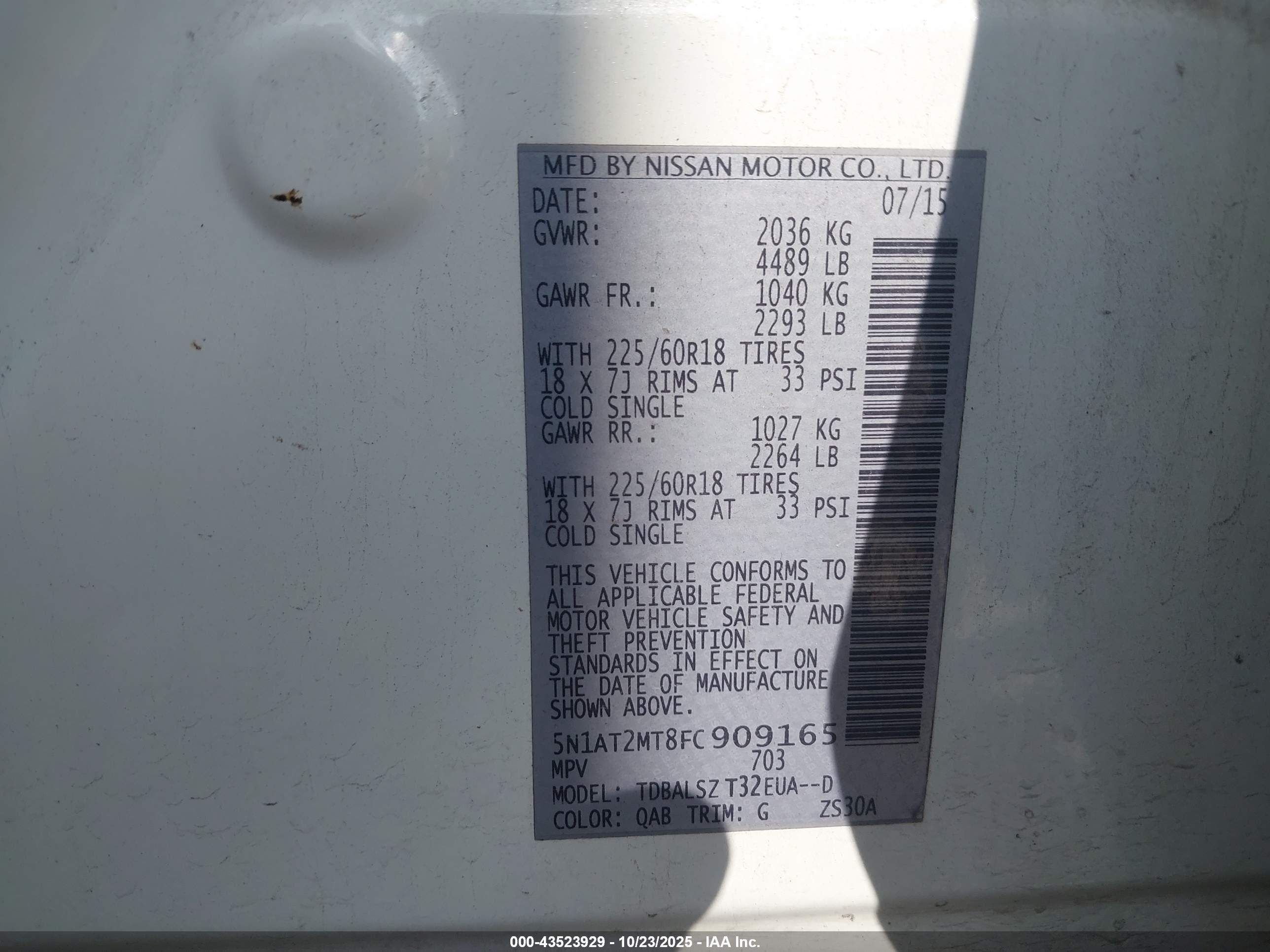 NISSAN ROGUE image 9
