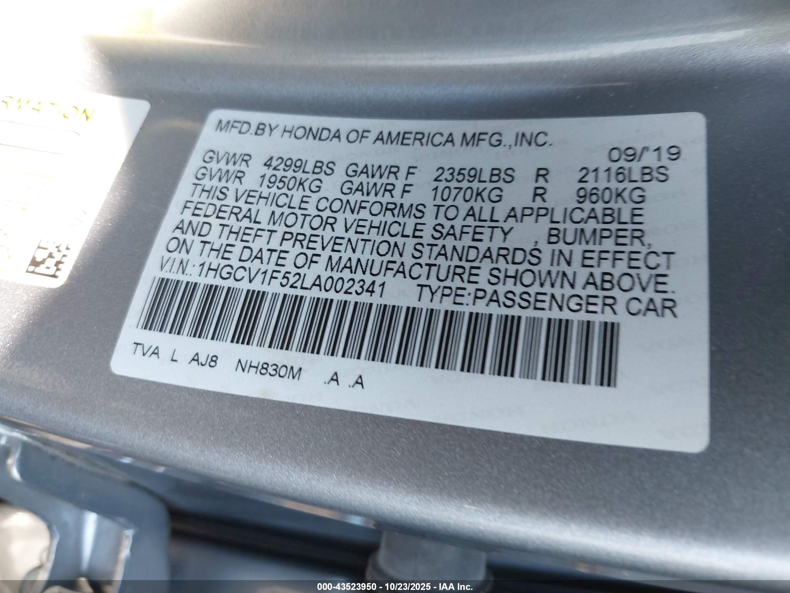 HONDA ACCORD image 9