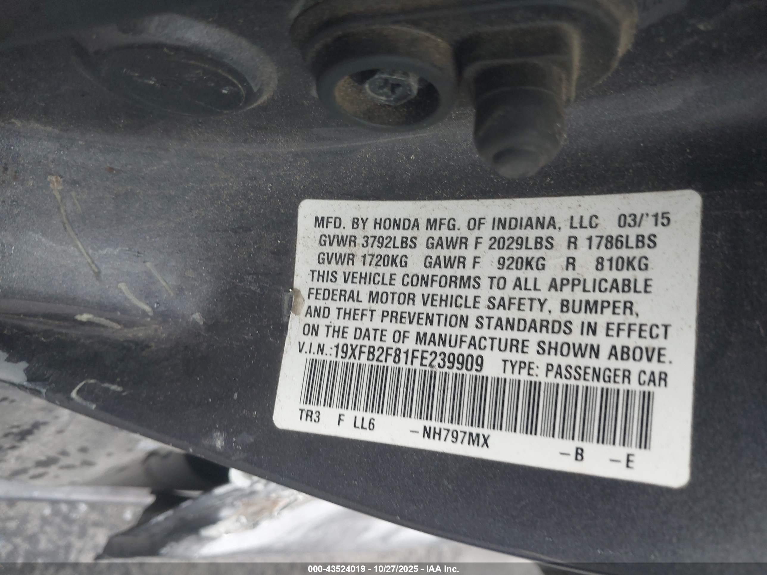 HONDA CIVIC image 9