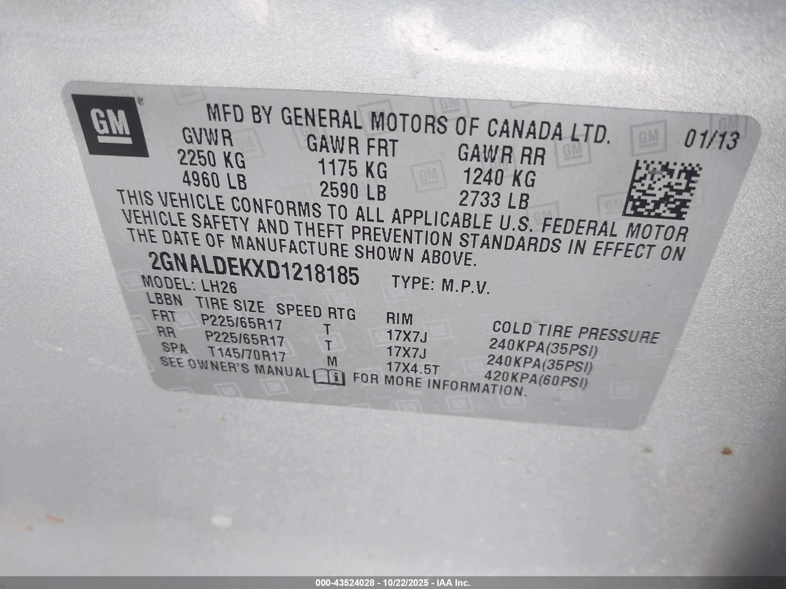CHEVROLET EQUINOX image 9