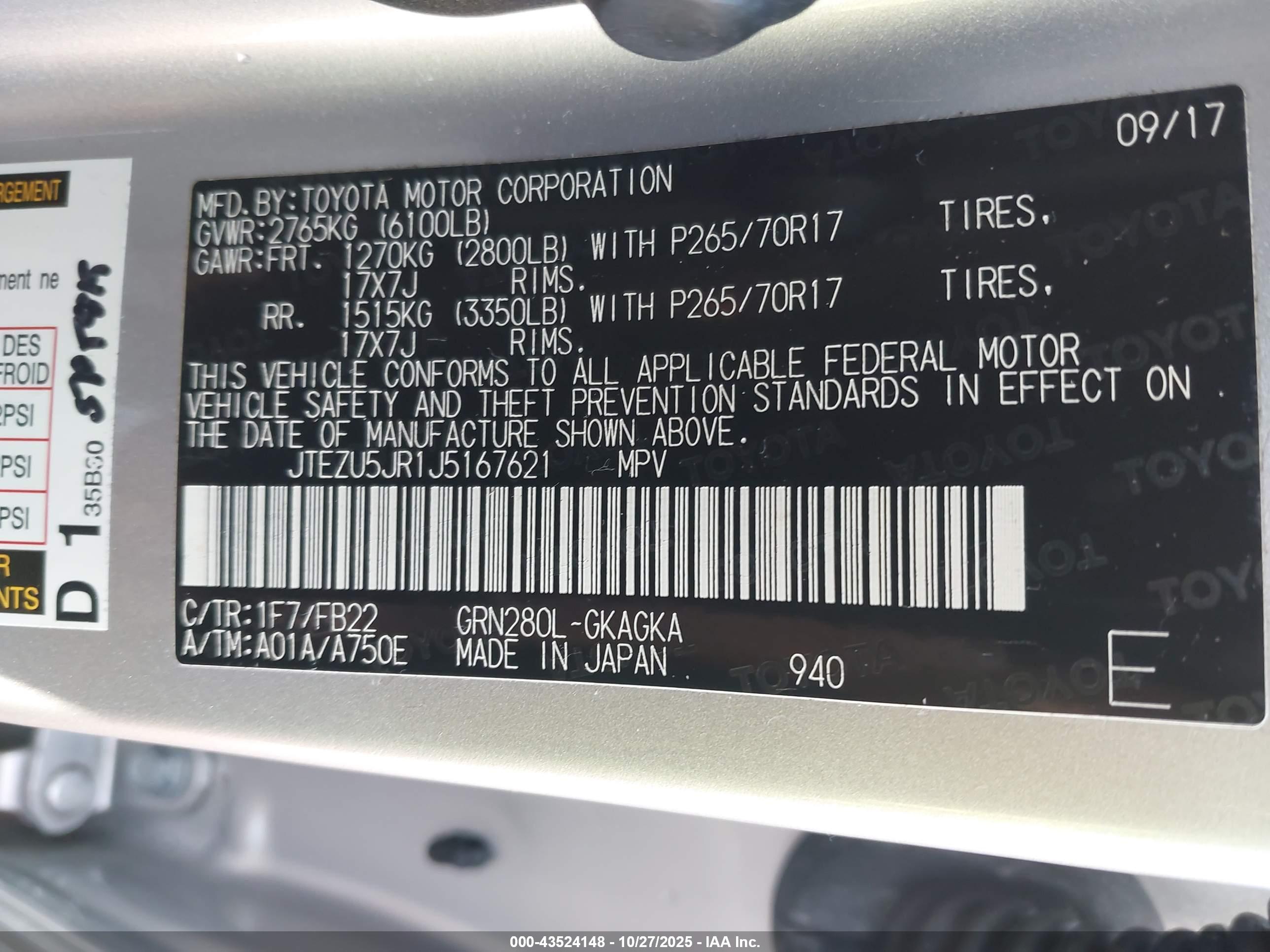 TOYOTA 4RUNNER image 9