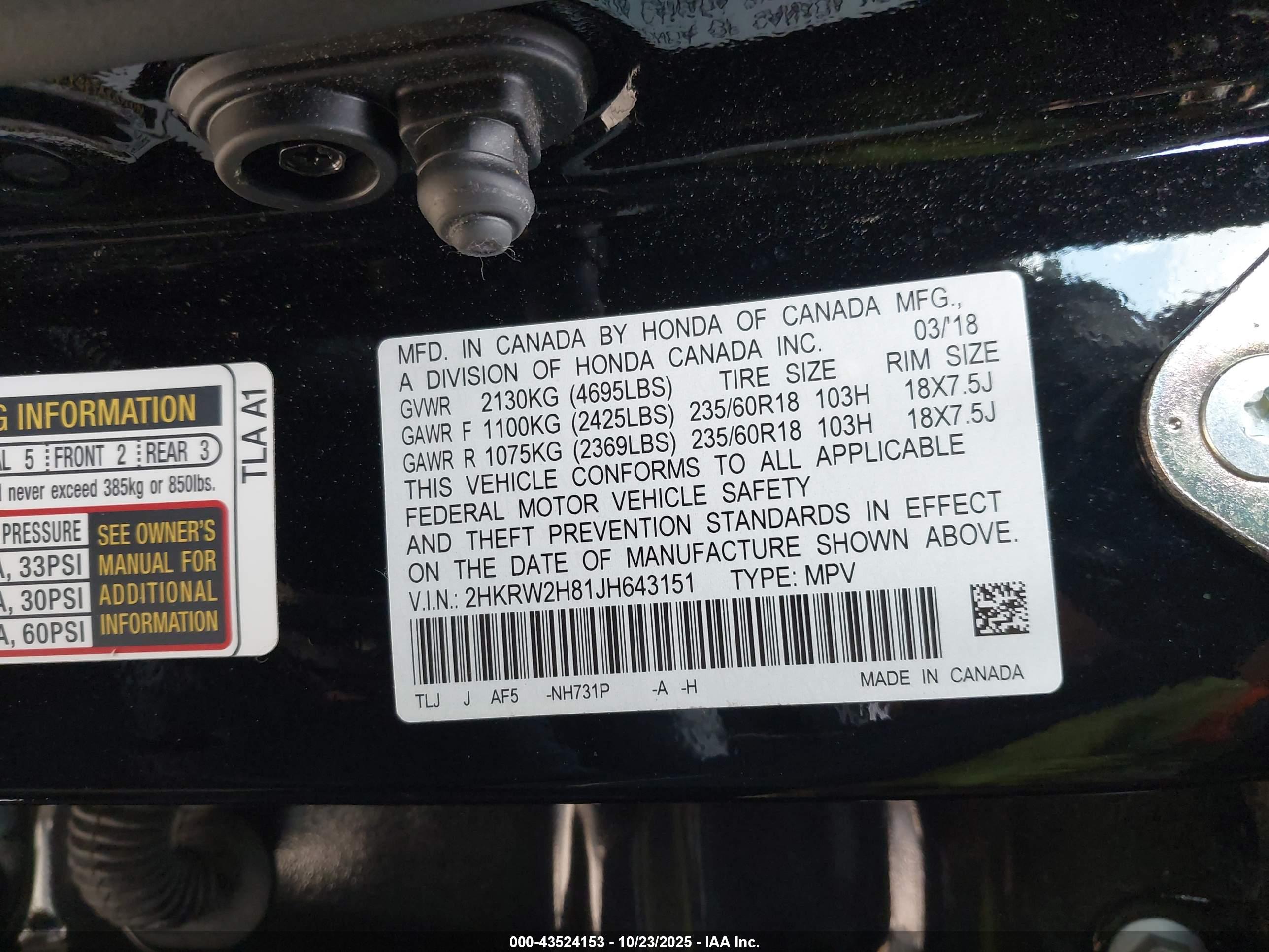 HONDA CR-V image 9