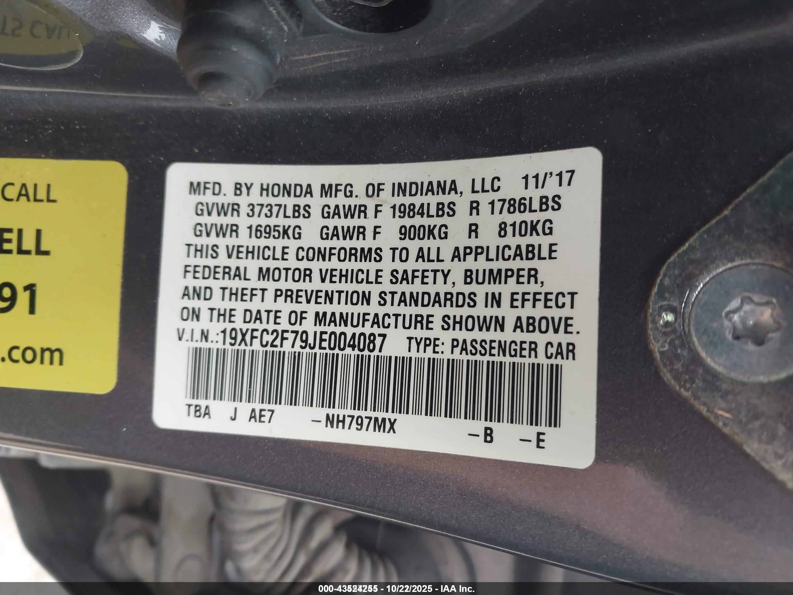 HONDA CIVIC image 9