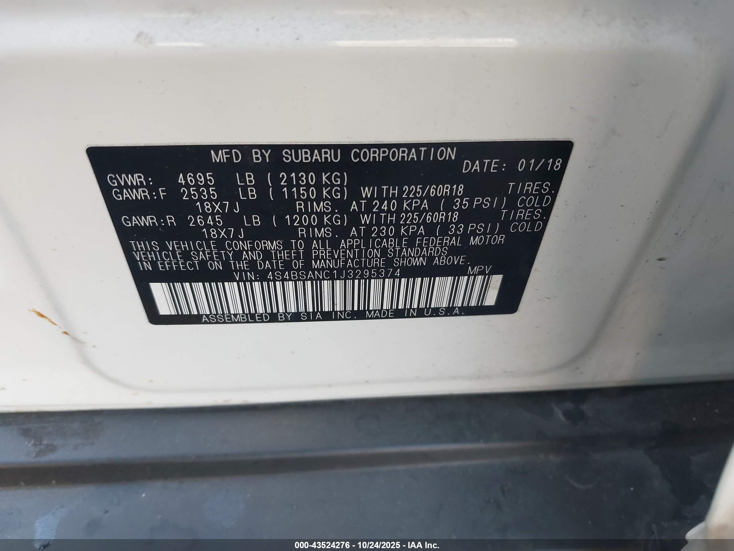 SUBARU OUTBACK image 9