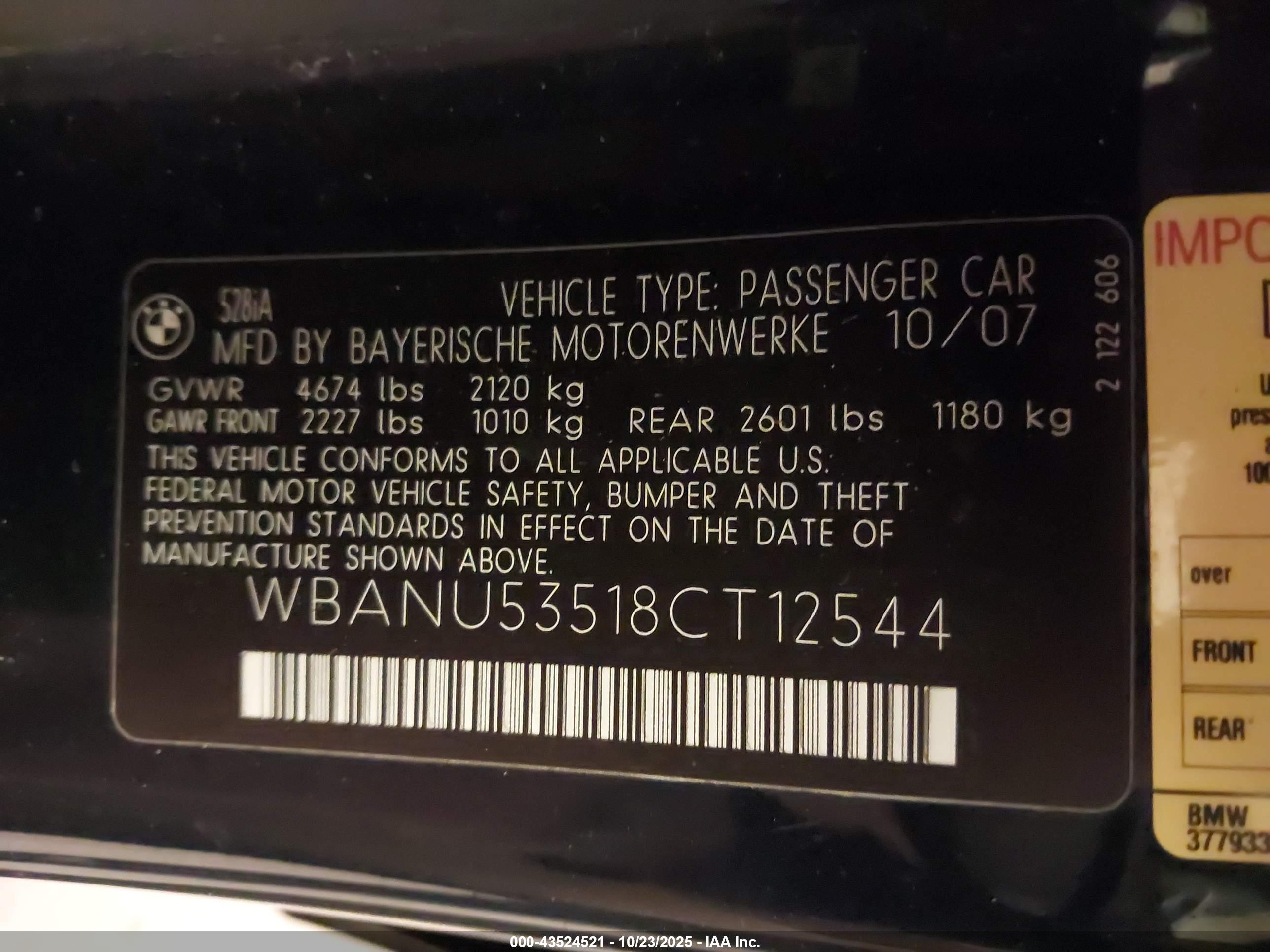 BMW 528I image 9