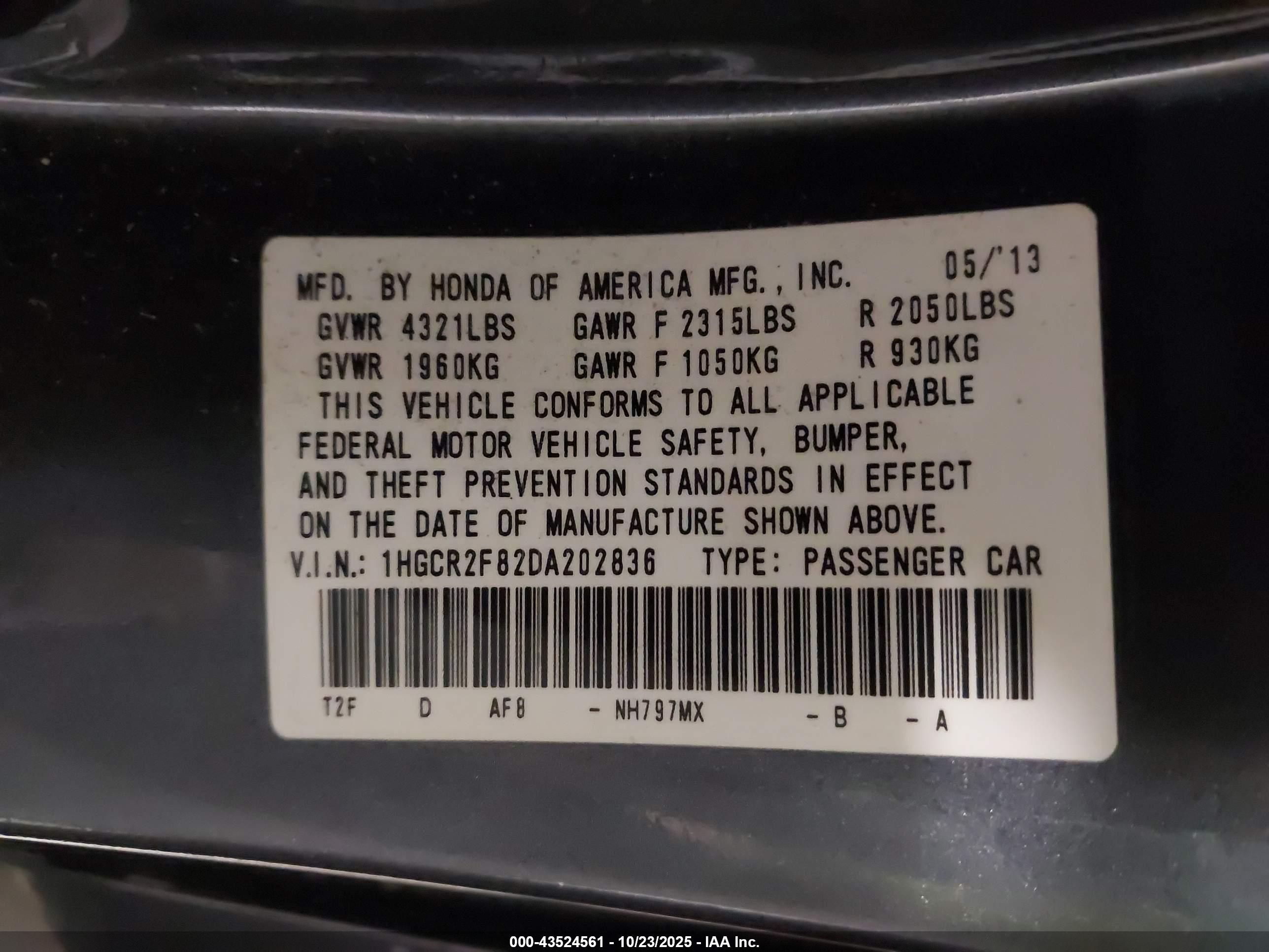 HONDA ACCORD image 9