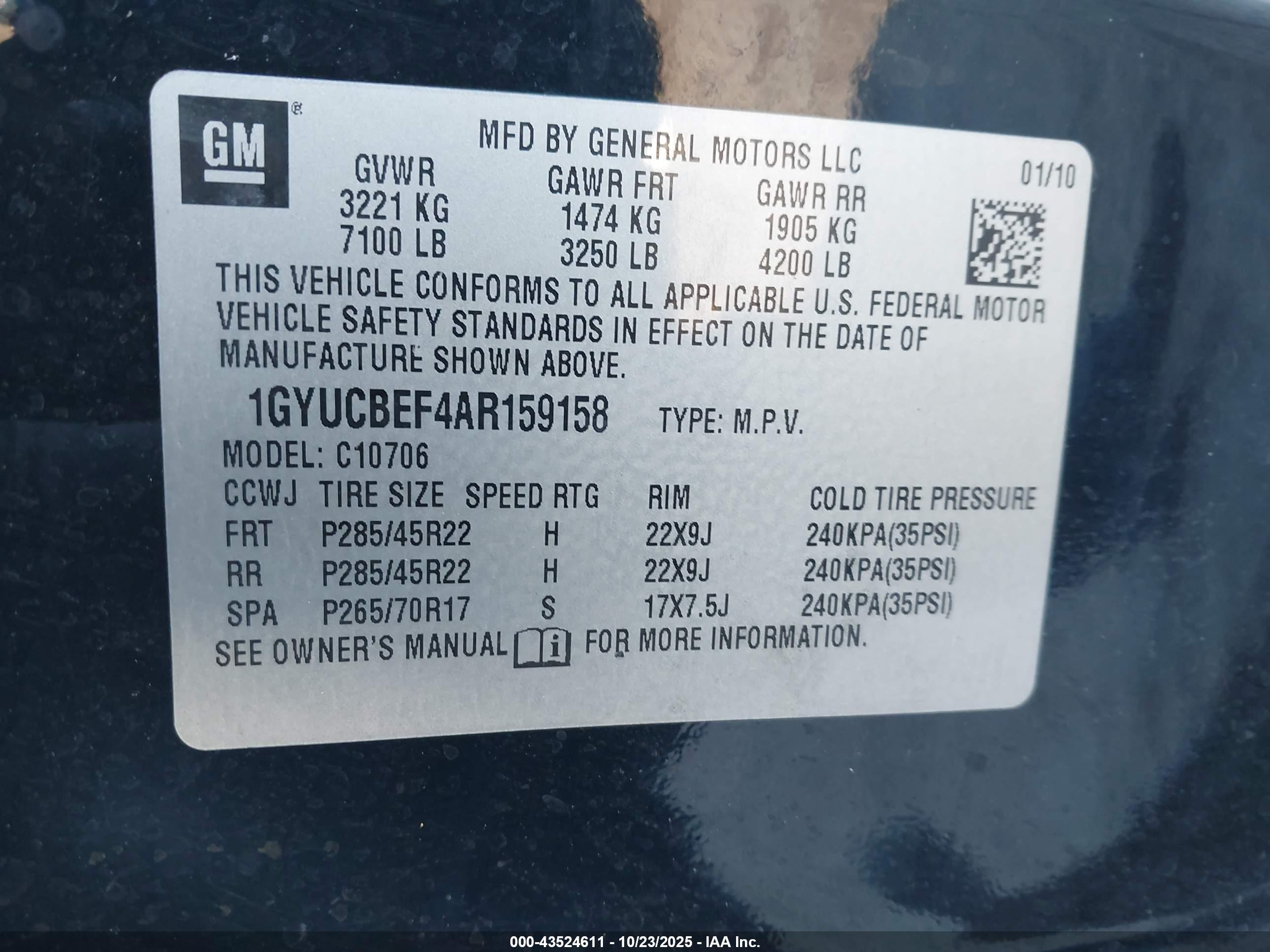 CADILLAC ESCALADE image 9