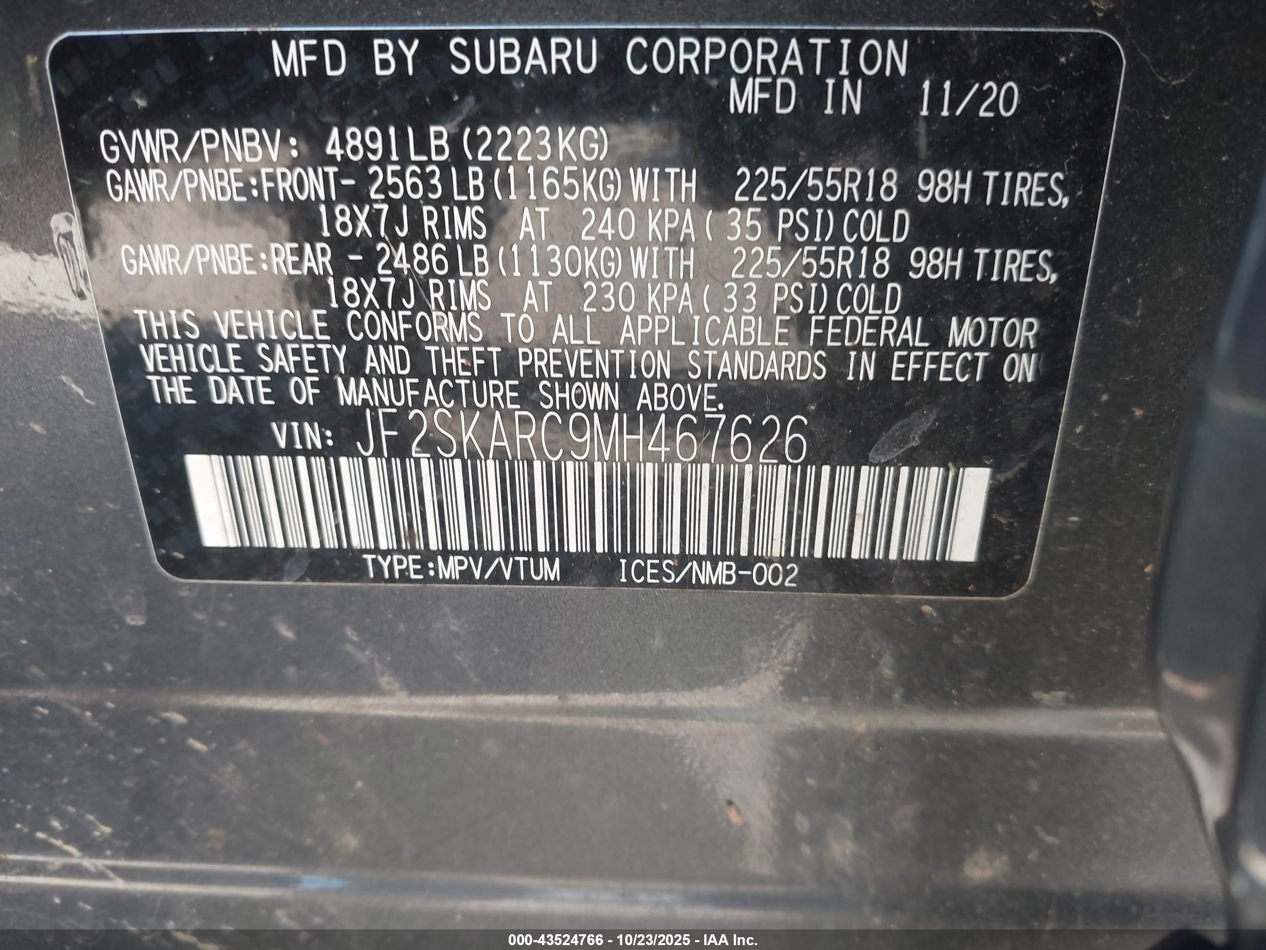 SUBARU FORESTER image 9