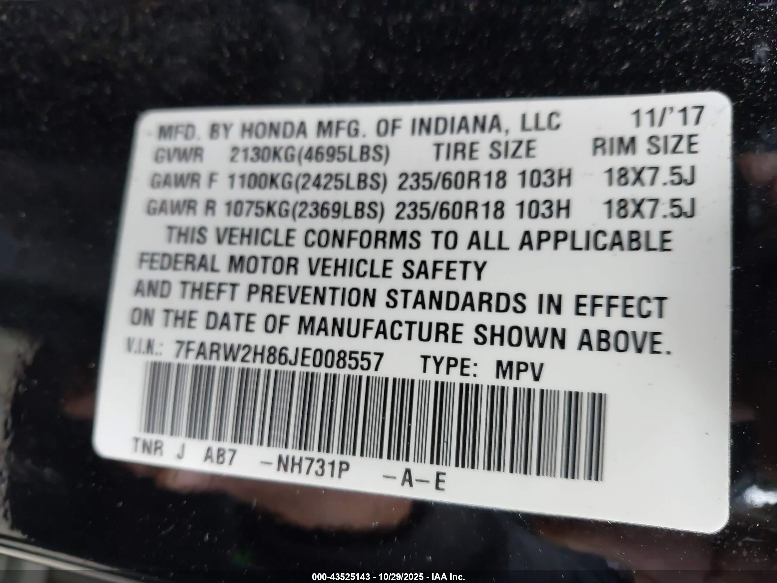 HONDA CR-V image 9