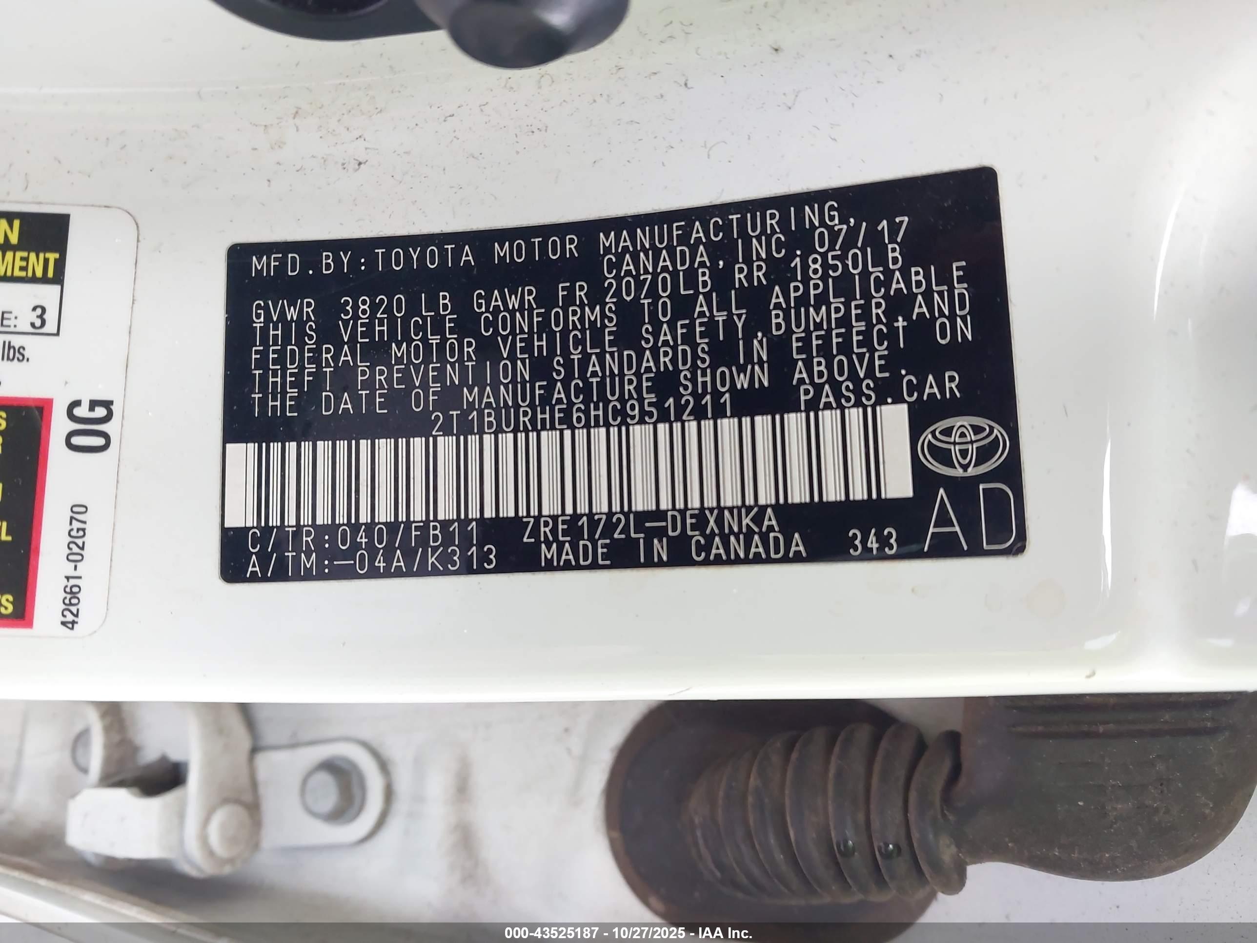 TOYOTA COROLLA image 9