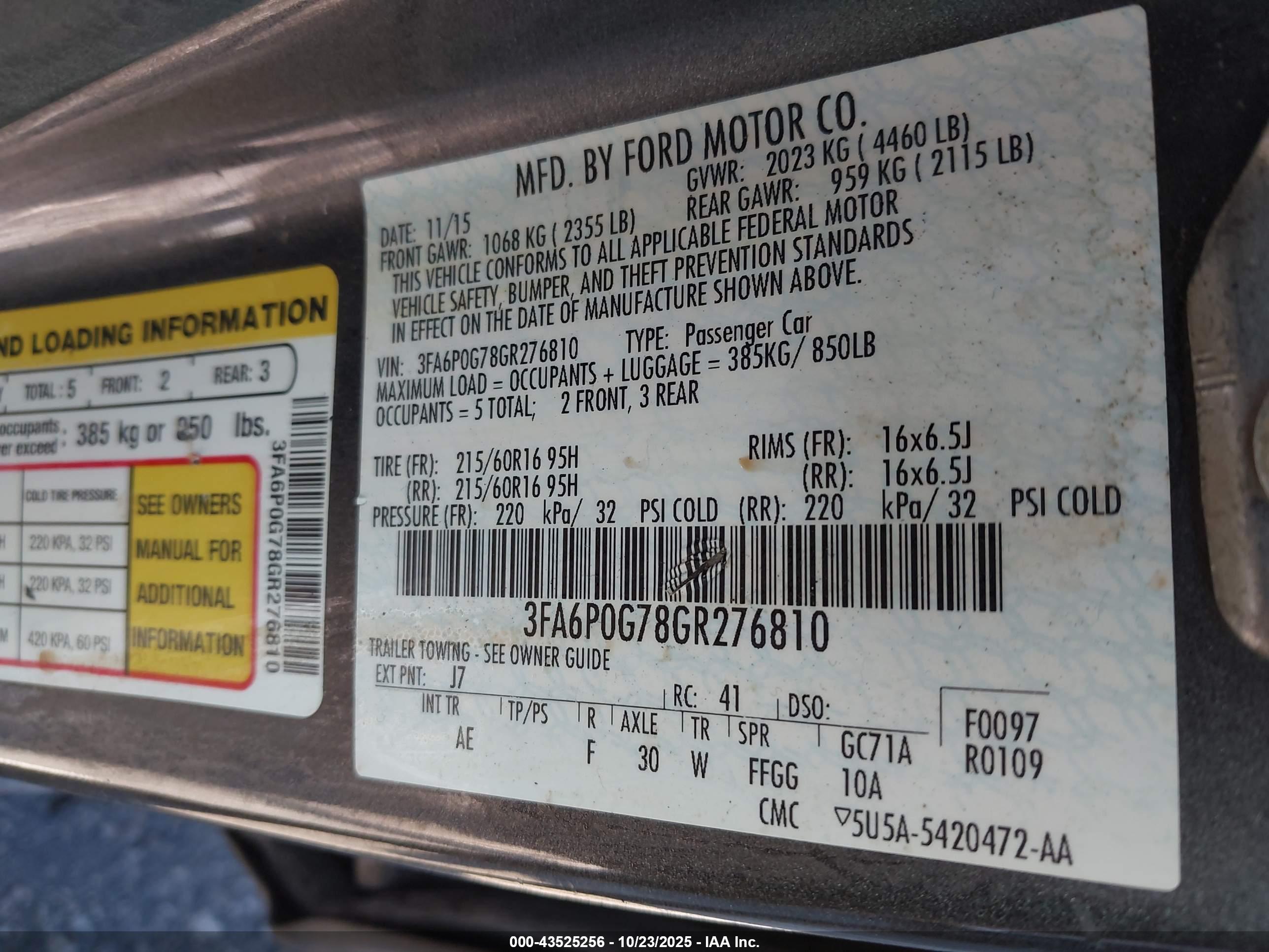 FORD FUSION image 9
