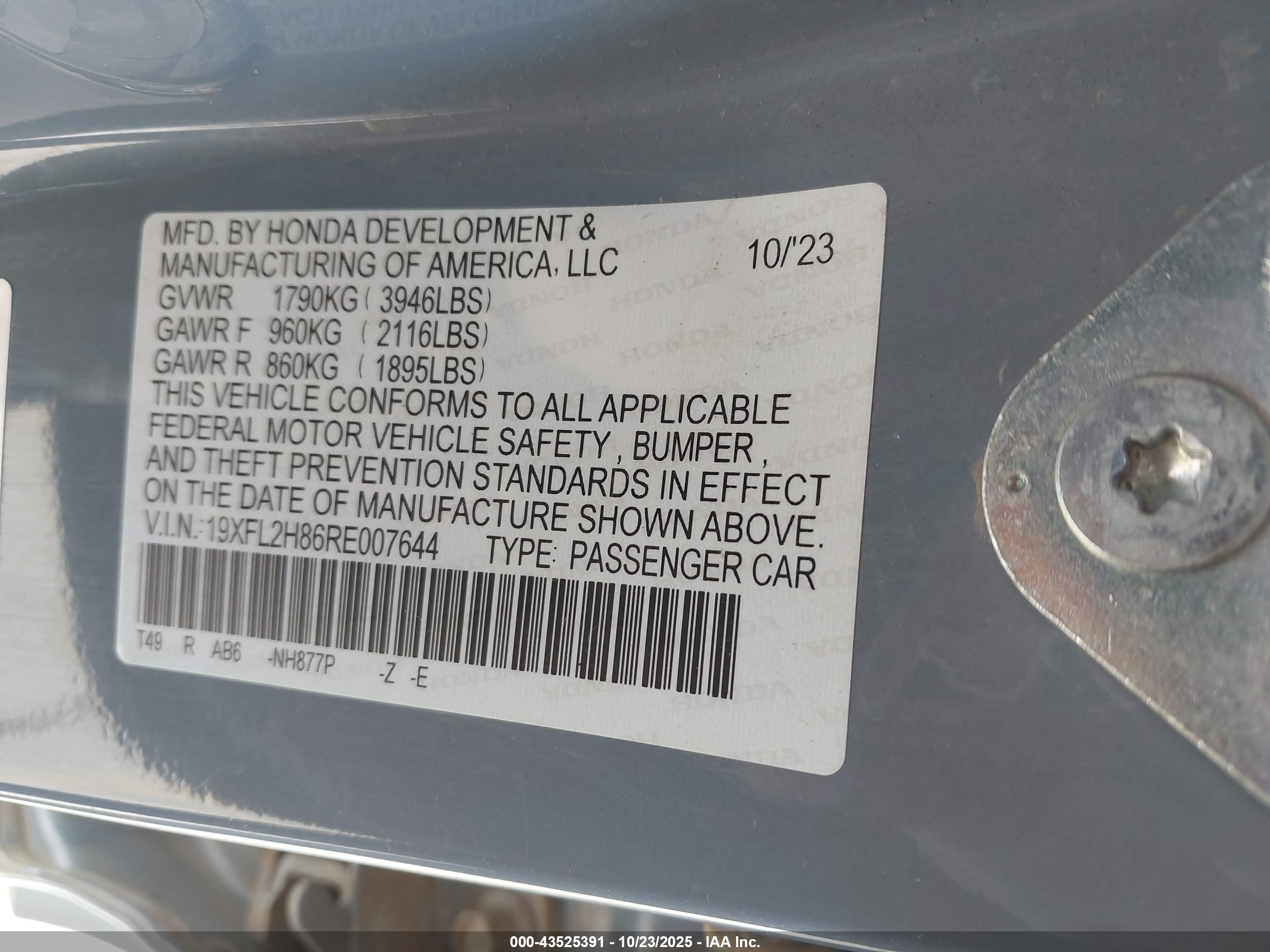 HONDA CIVIC image 9