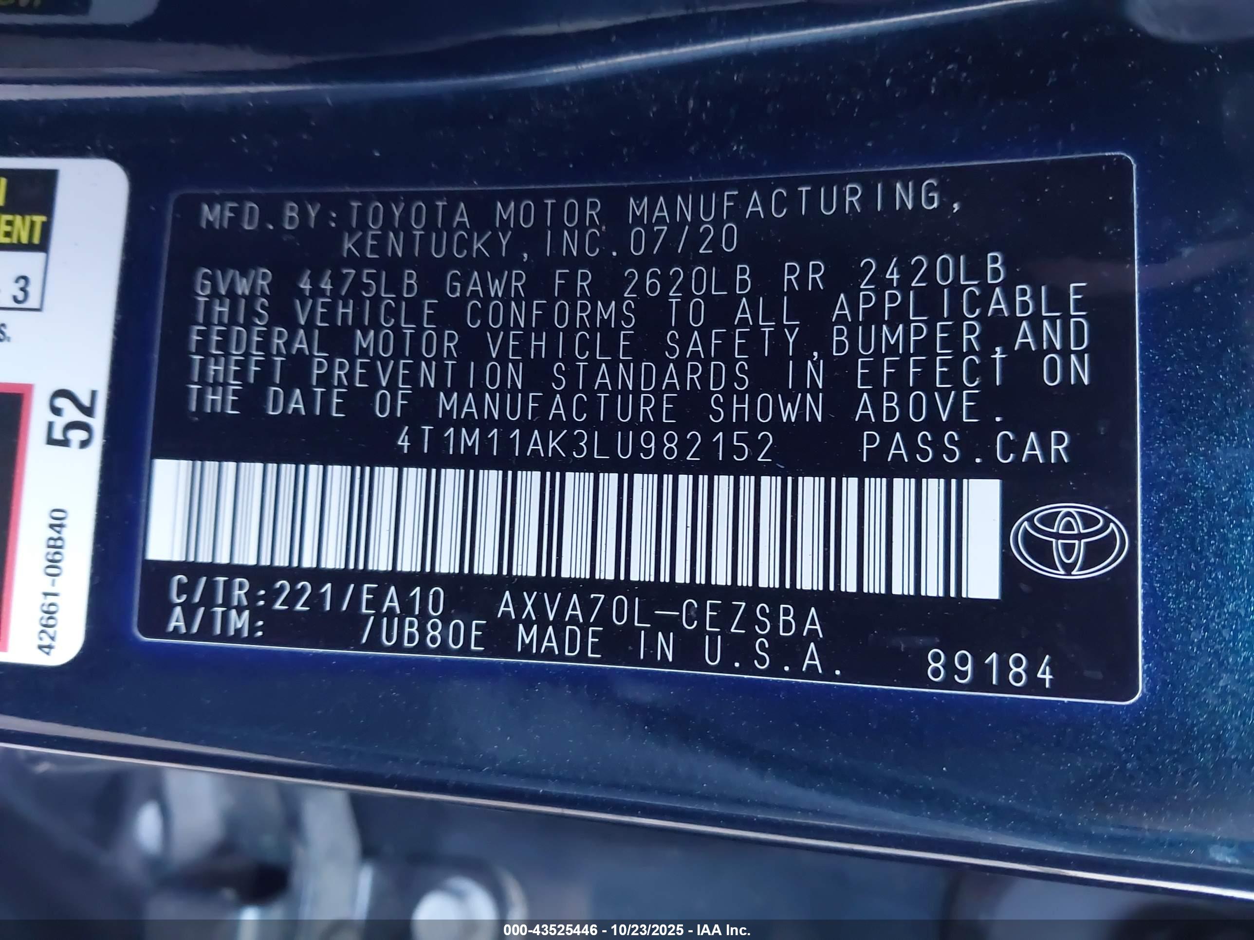 TOYOTA CAMRY image 9