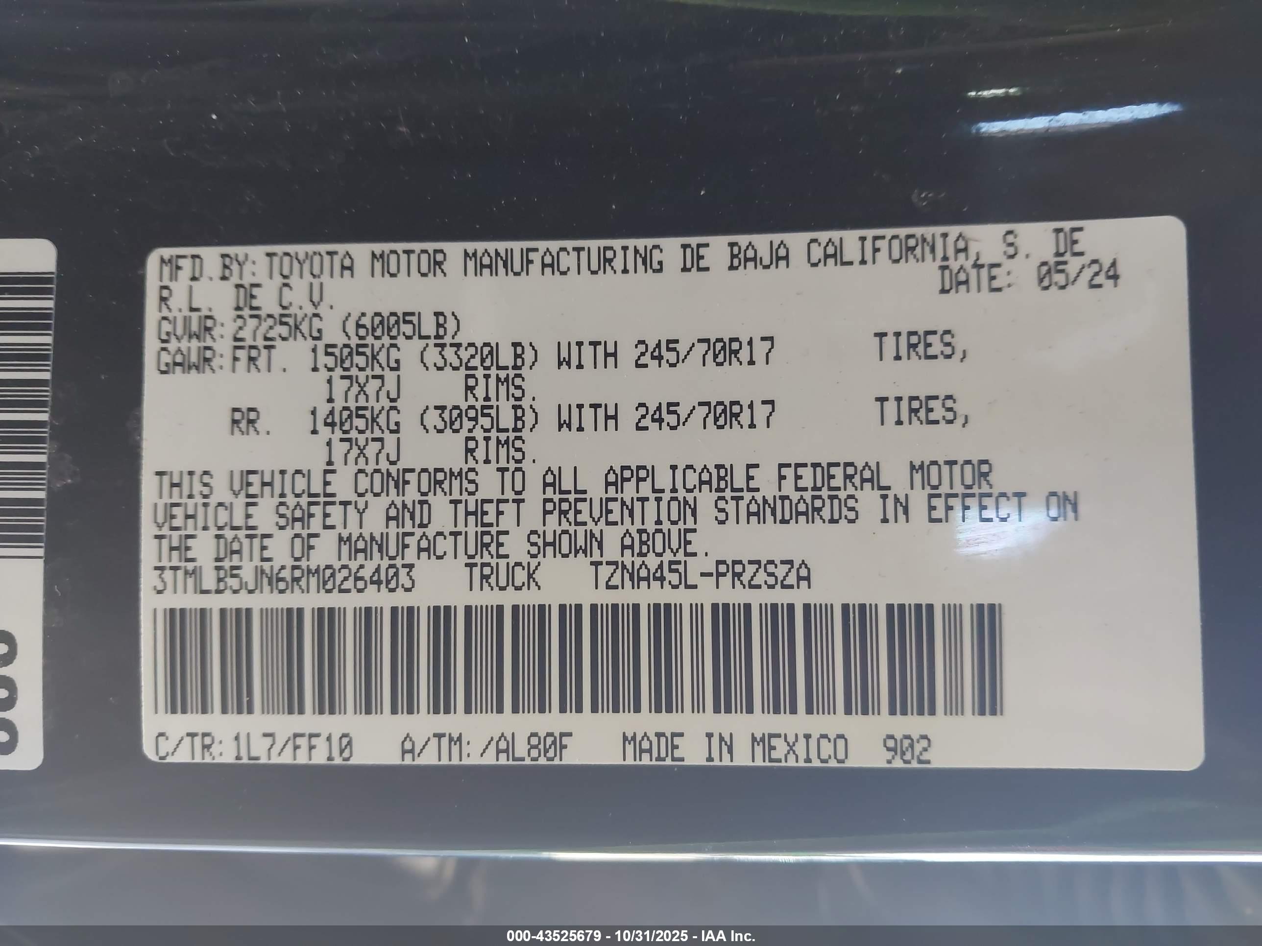 TOYOTA TACOMA image 9