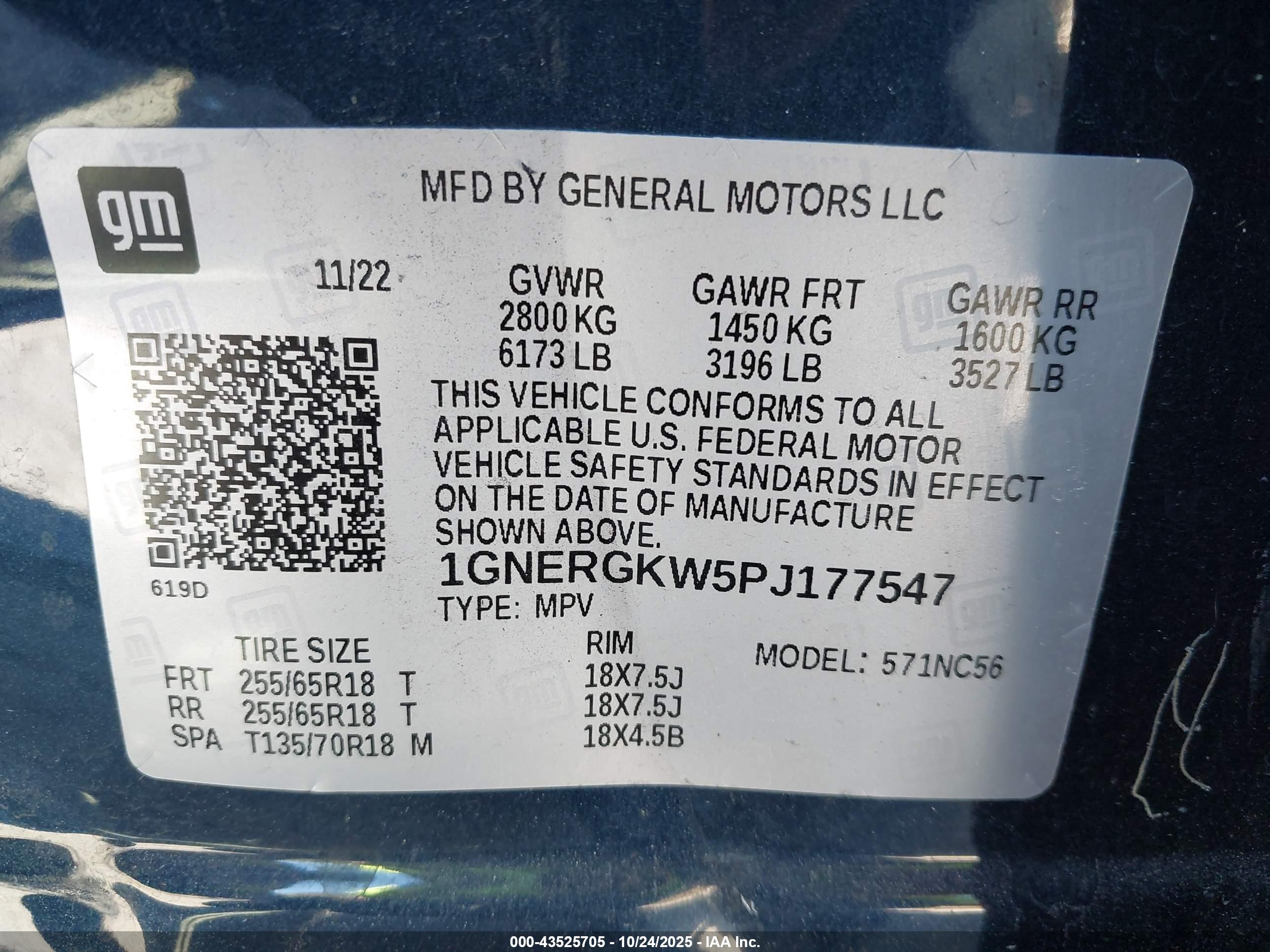 CHEVROLET TRAVERSE image 9
