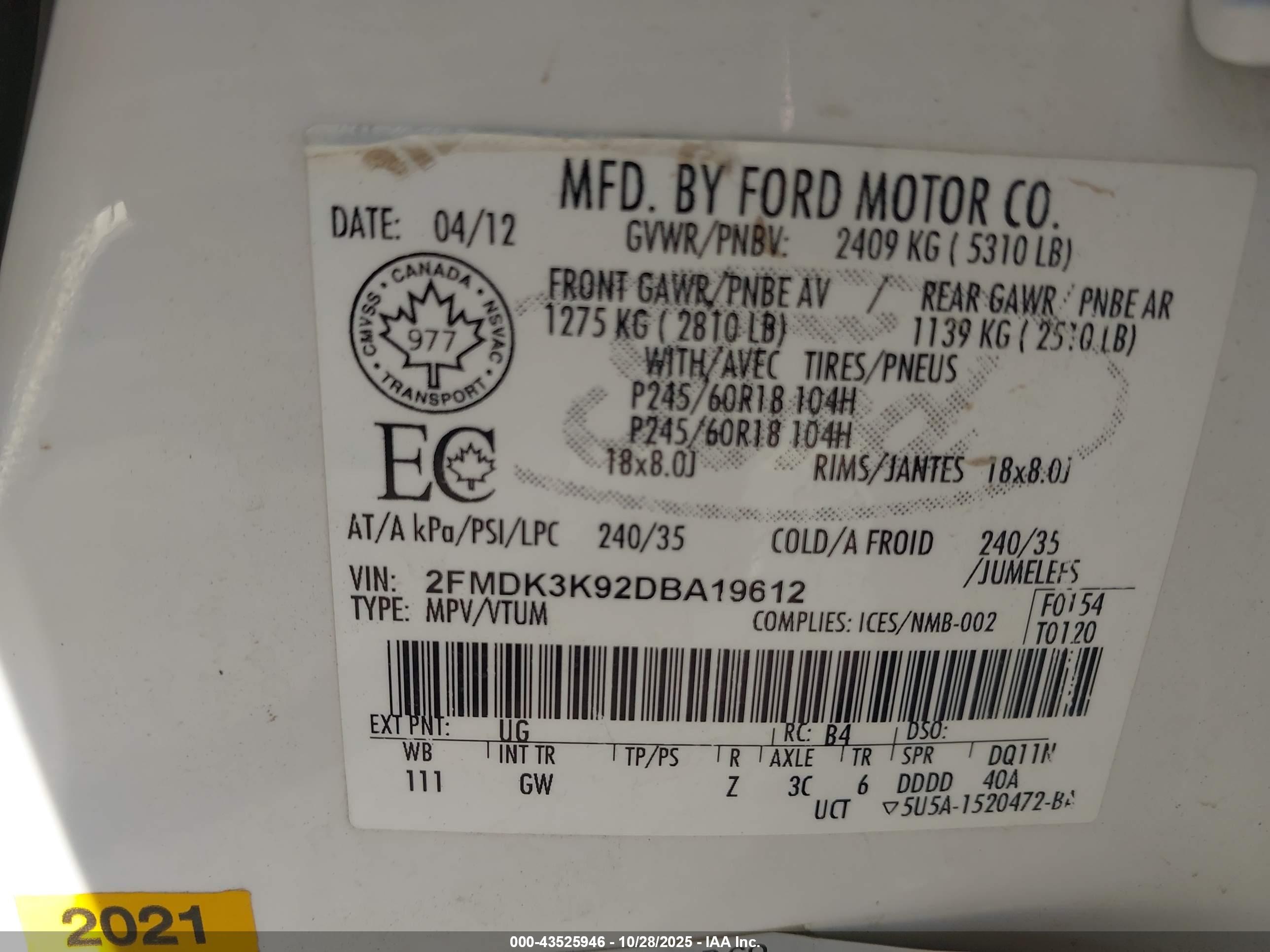 FORD EDGE image 9