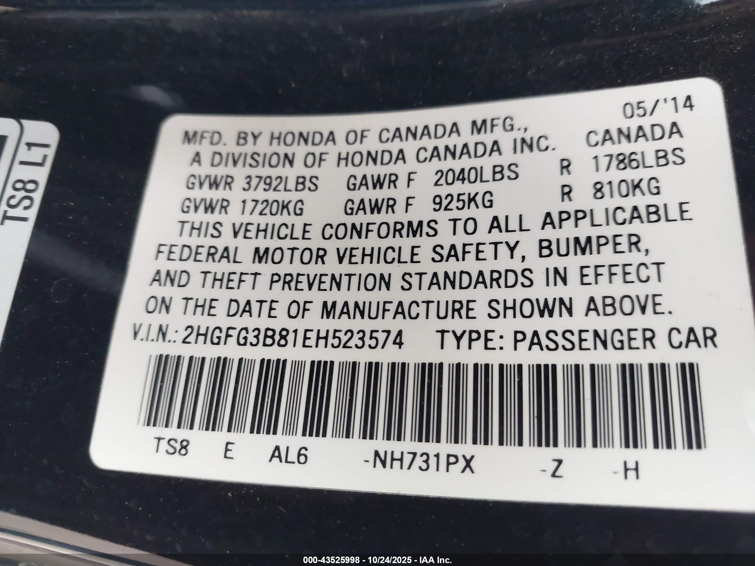 HONDA CIVIC image 9