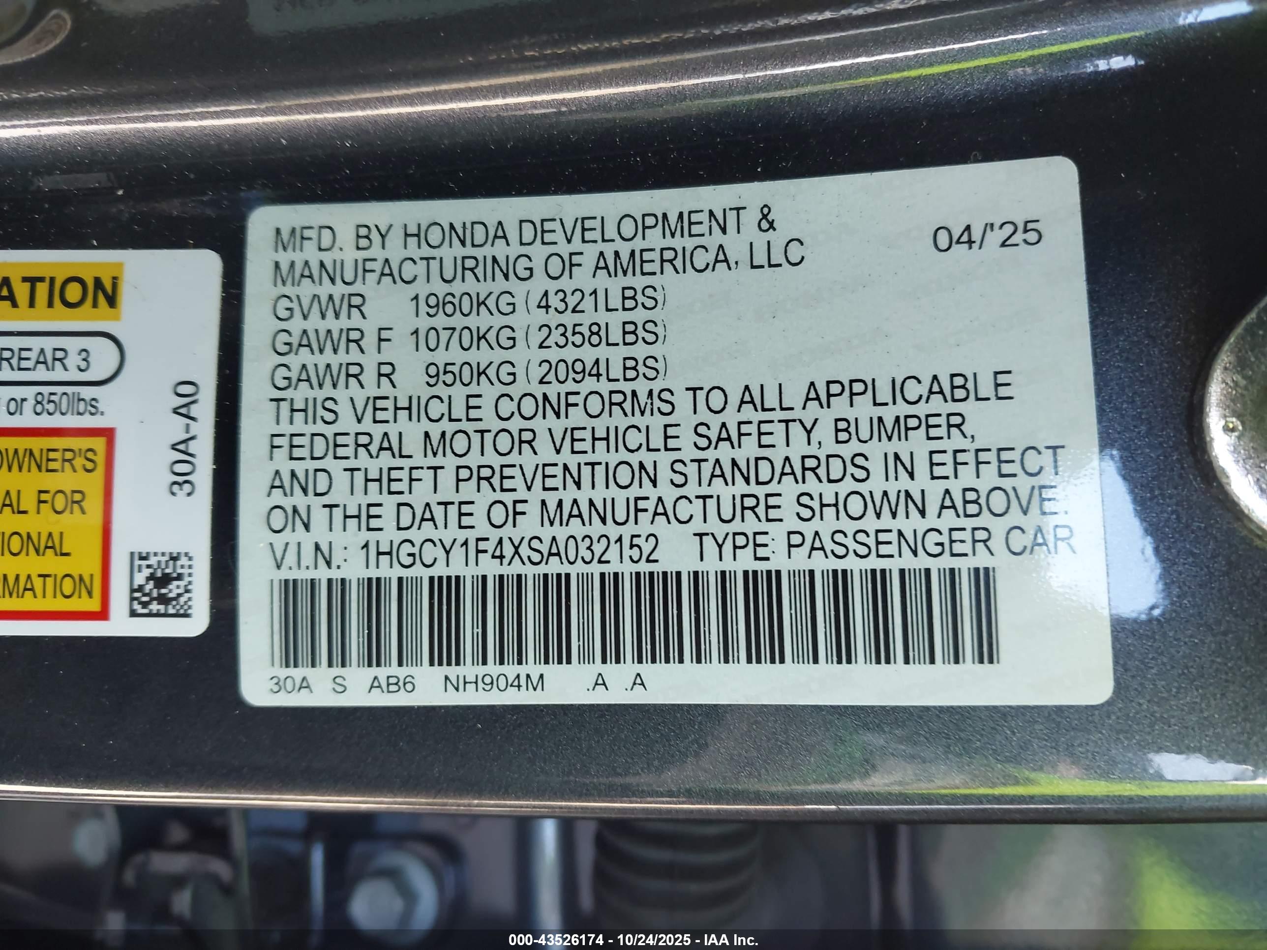 HONDA ACCORD image 9