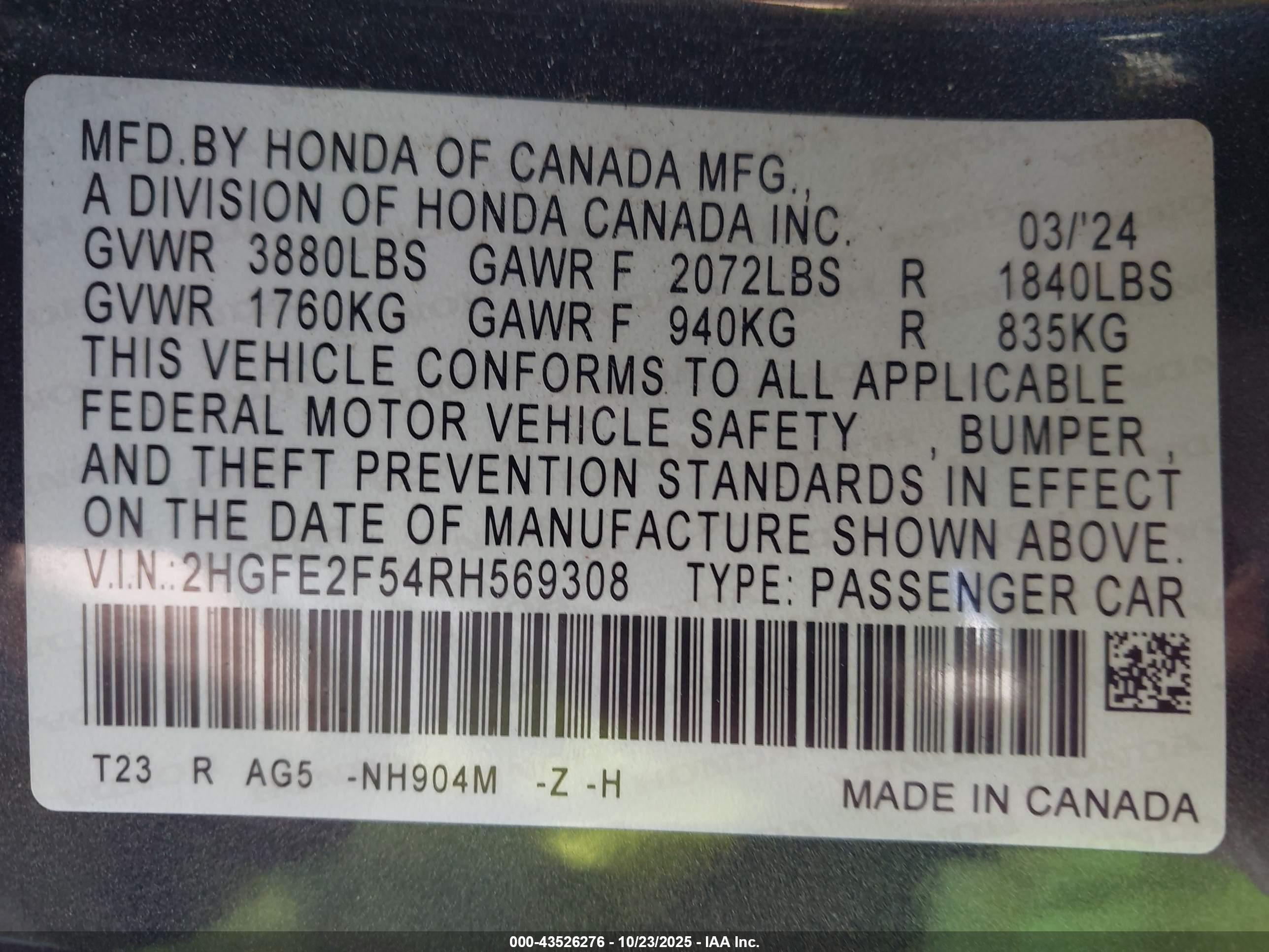 HONDA CIVIC image 9