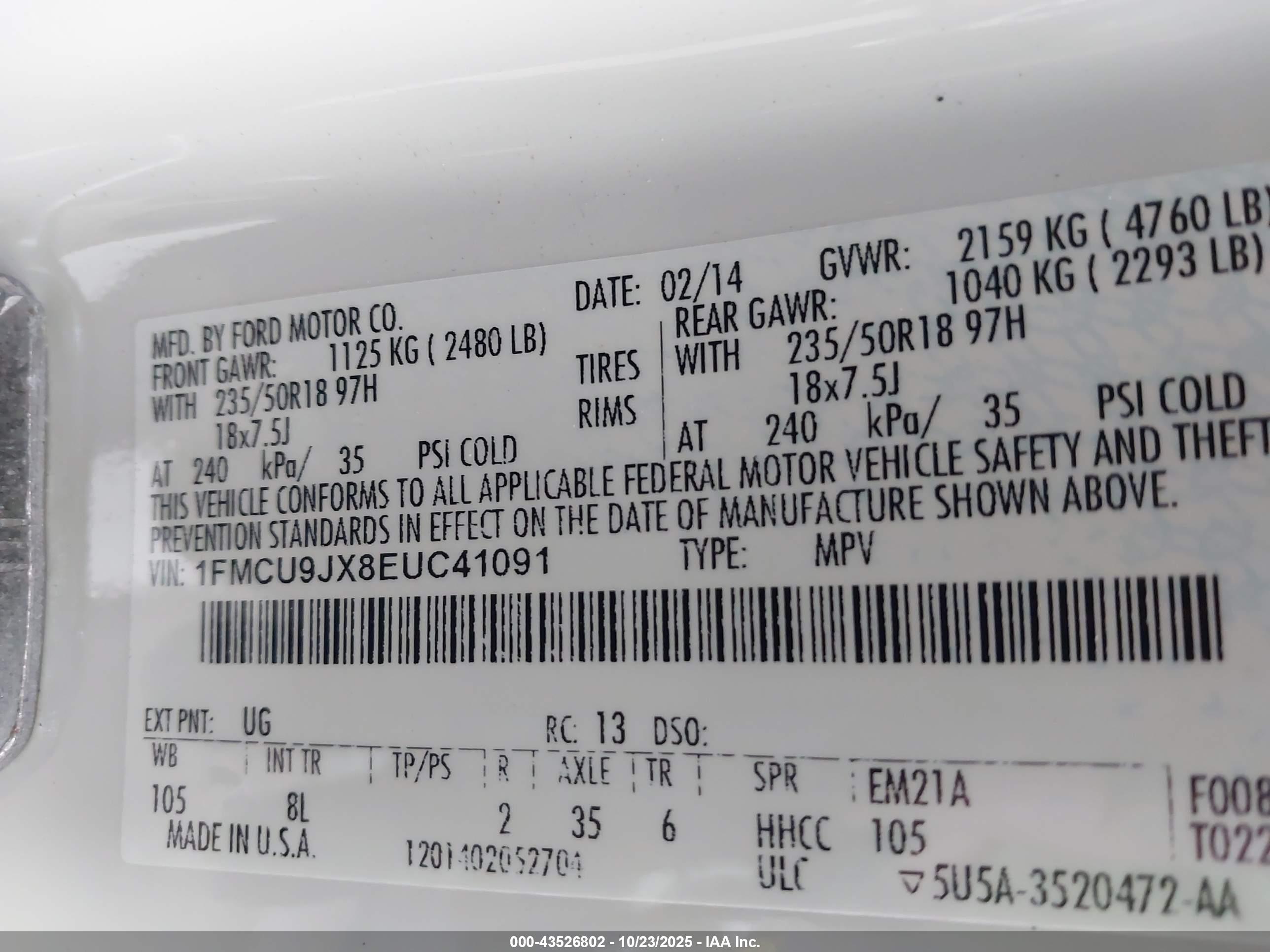FORD ESCAPE image 9