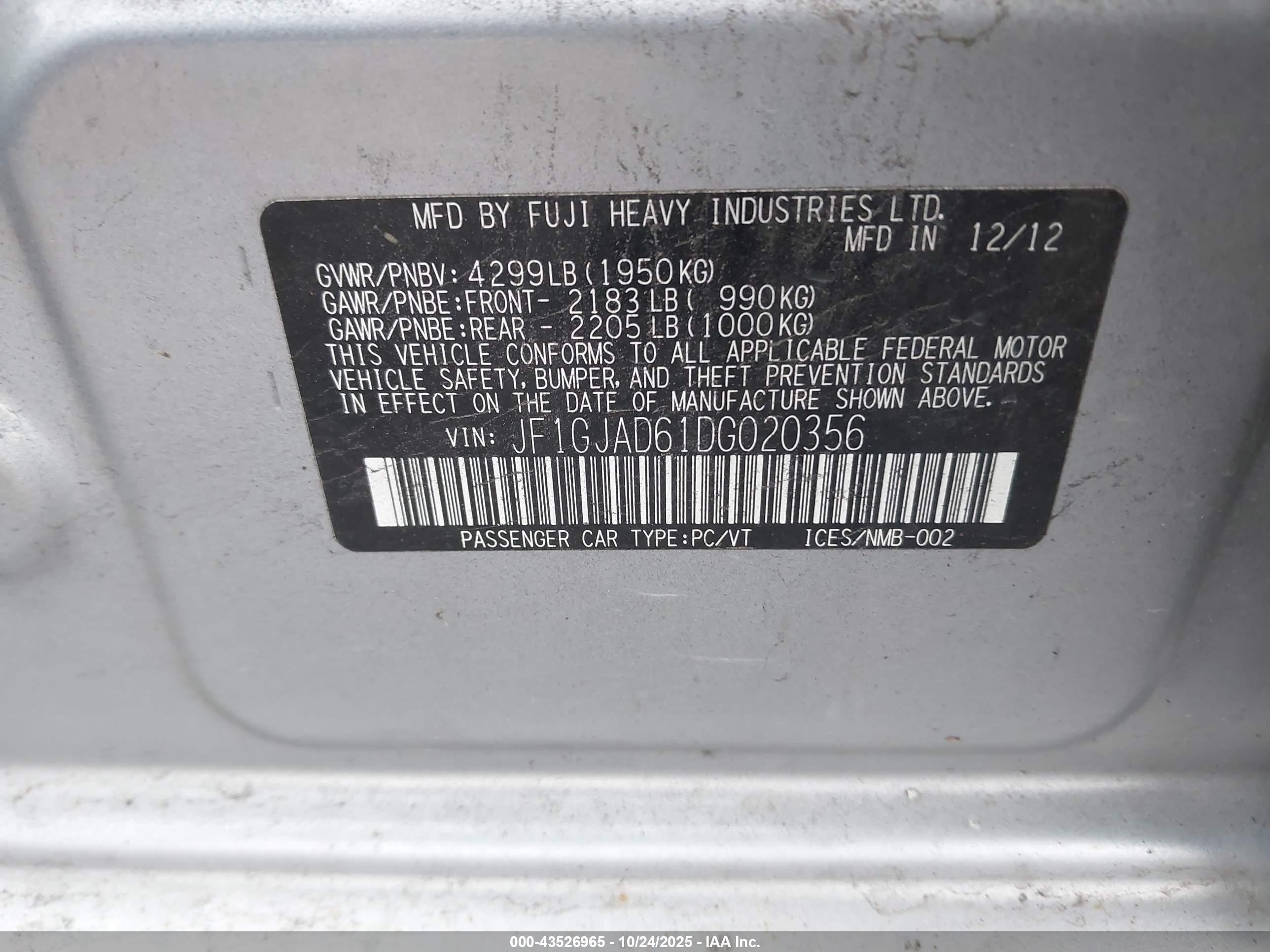 SUBARU IMPREZA image 9