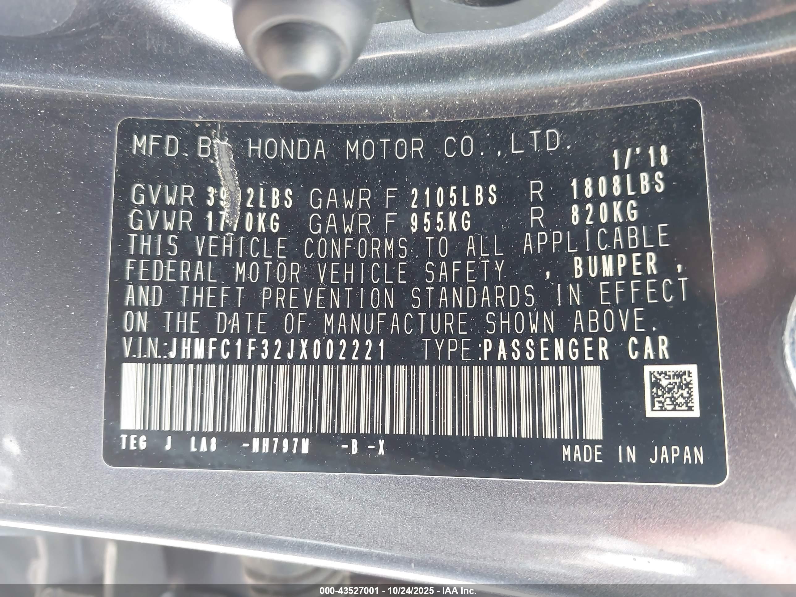 HONDA CIVIC image 9