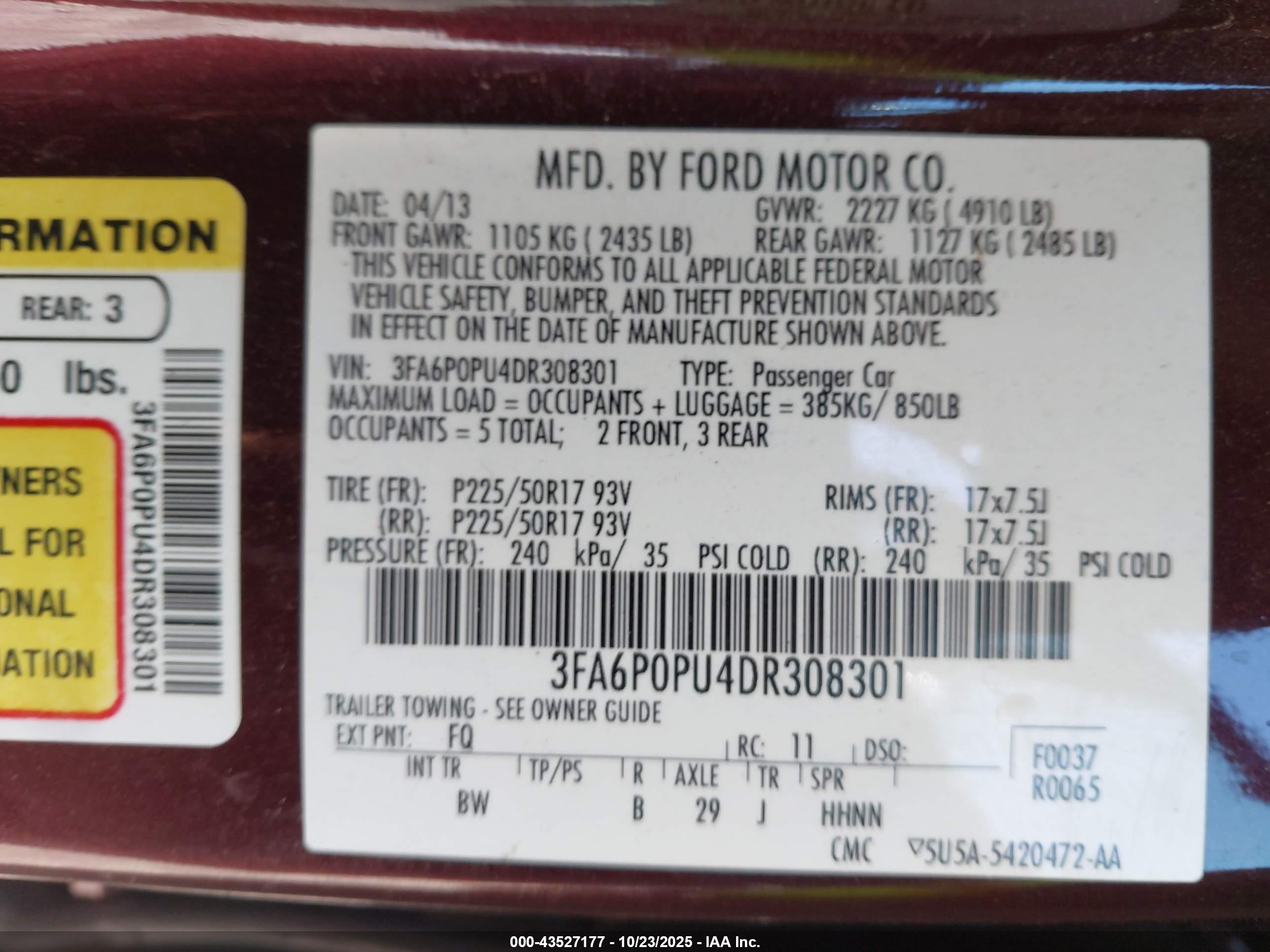FORD FUSION image 9