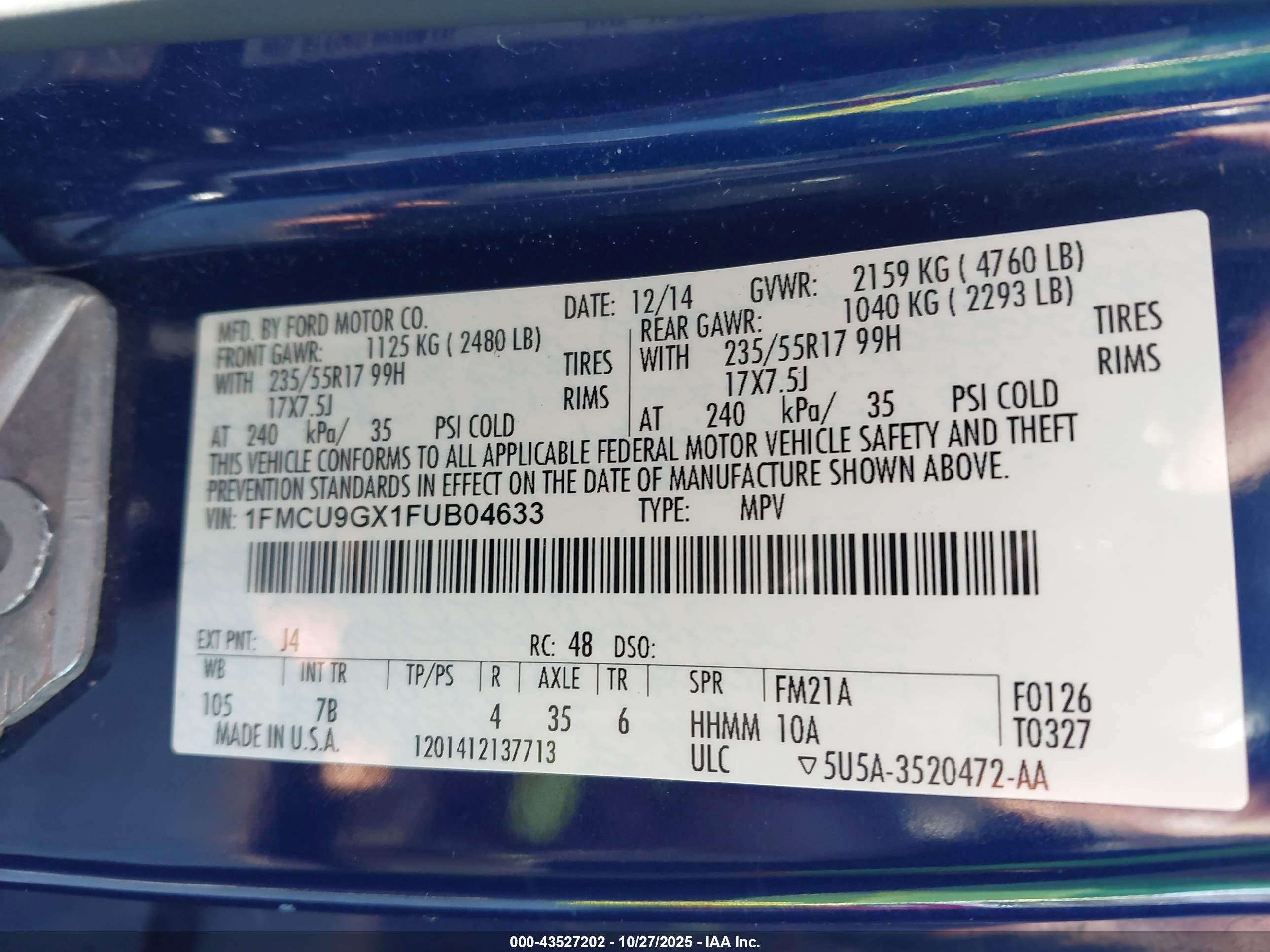 FORD ESCAPE image 9
