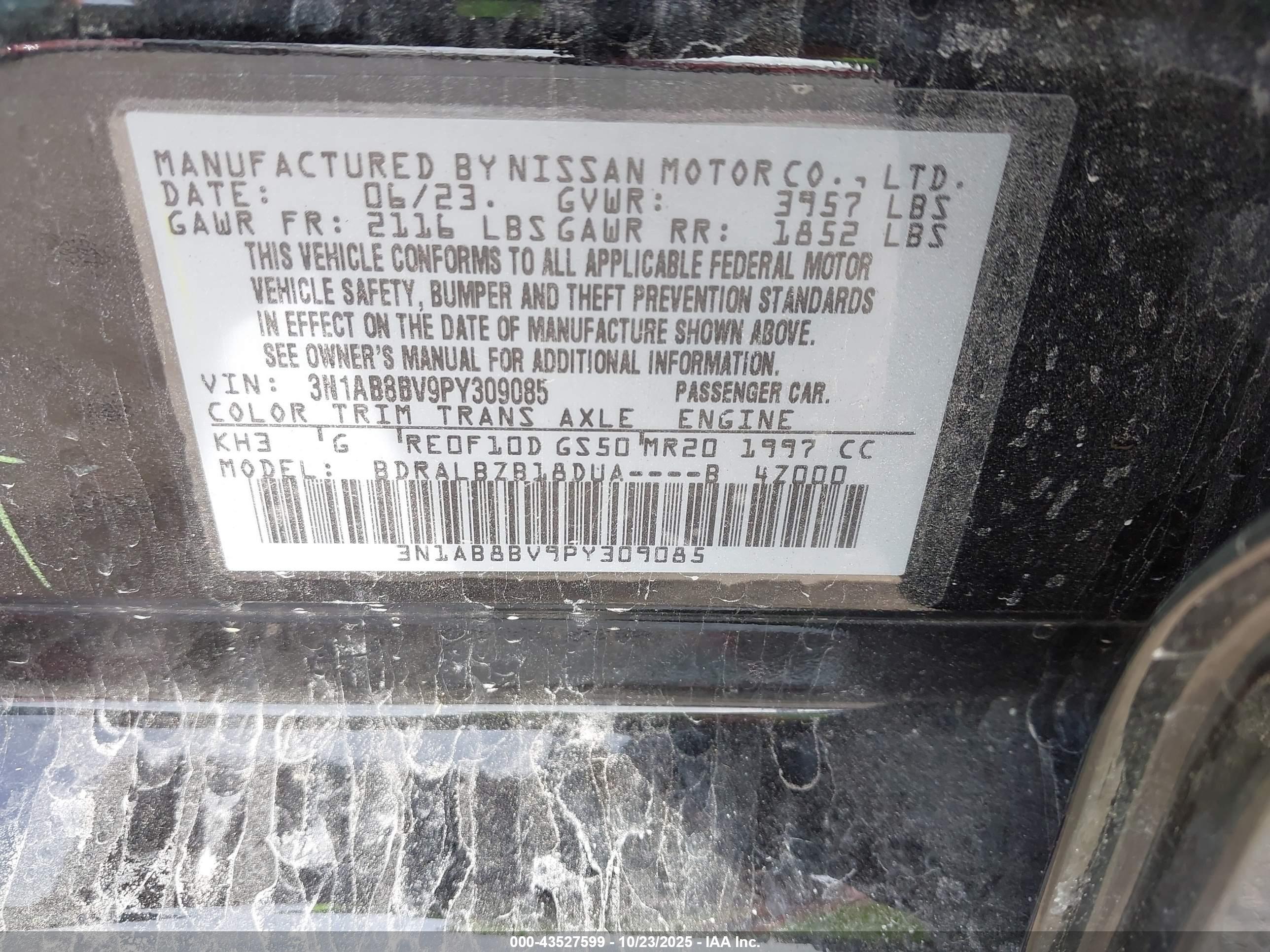 NISSAN SENTRA image 9