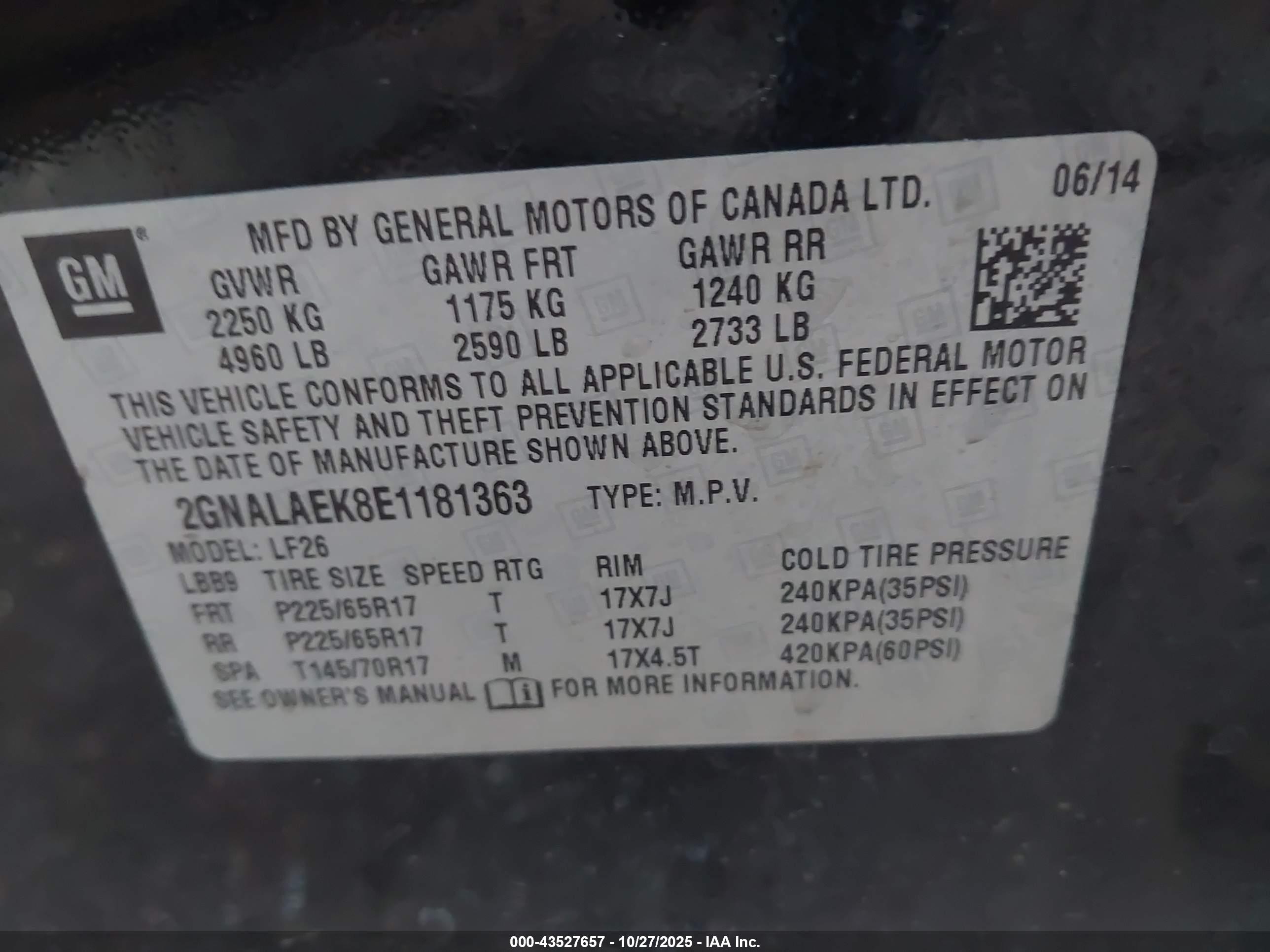 CHEVROLET EQUINOX image 9