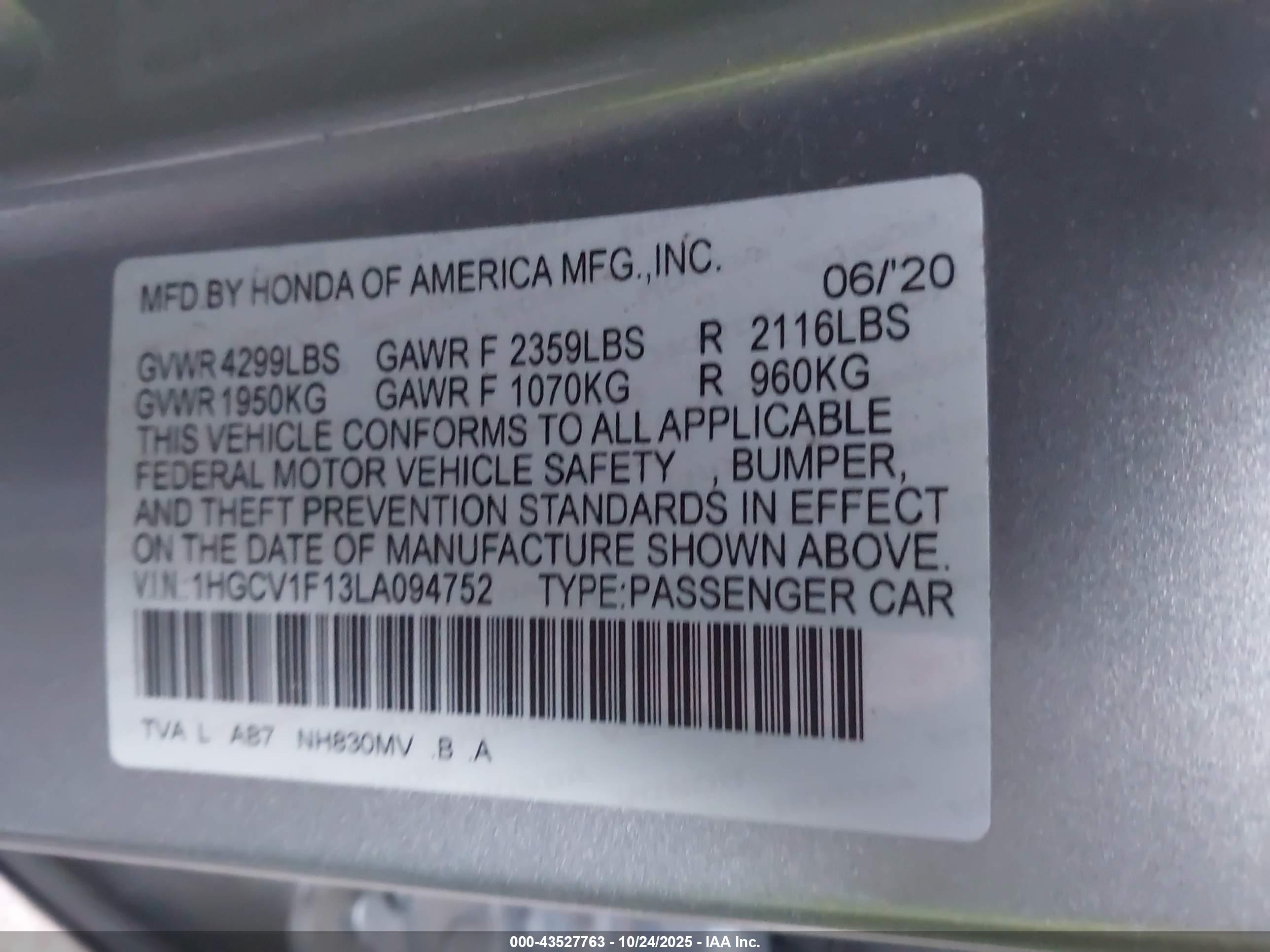 HONDA ACCORD image 9