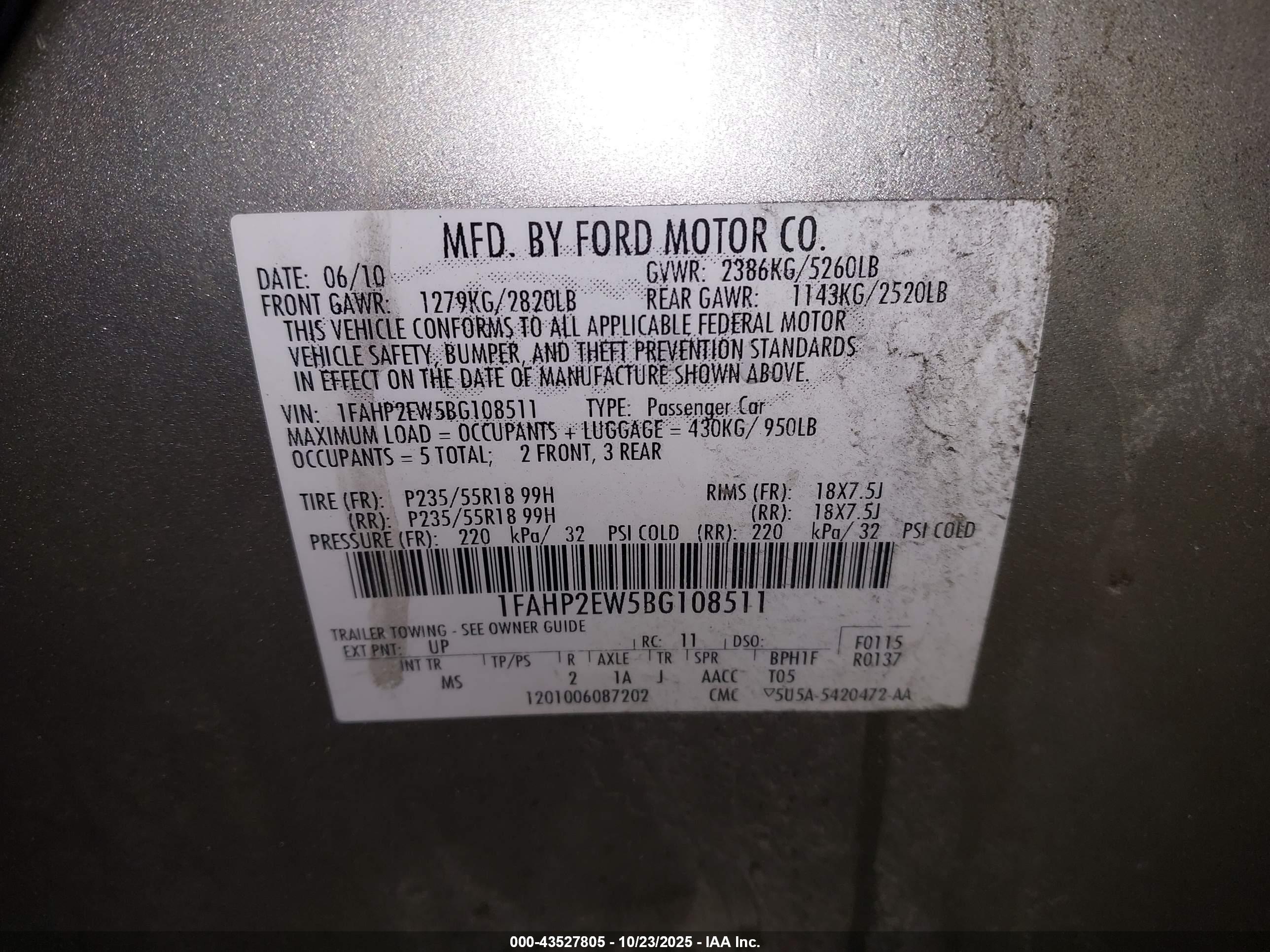 FORD TAURUS image 9
