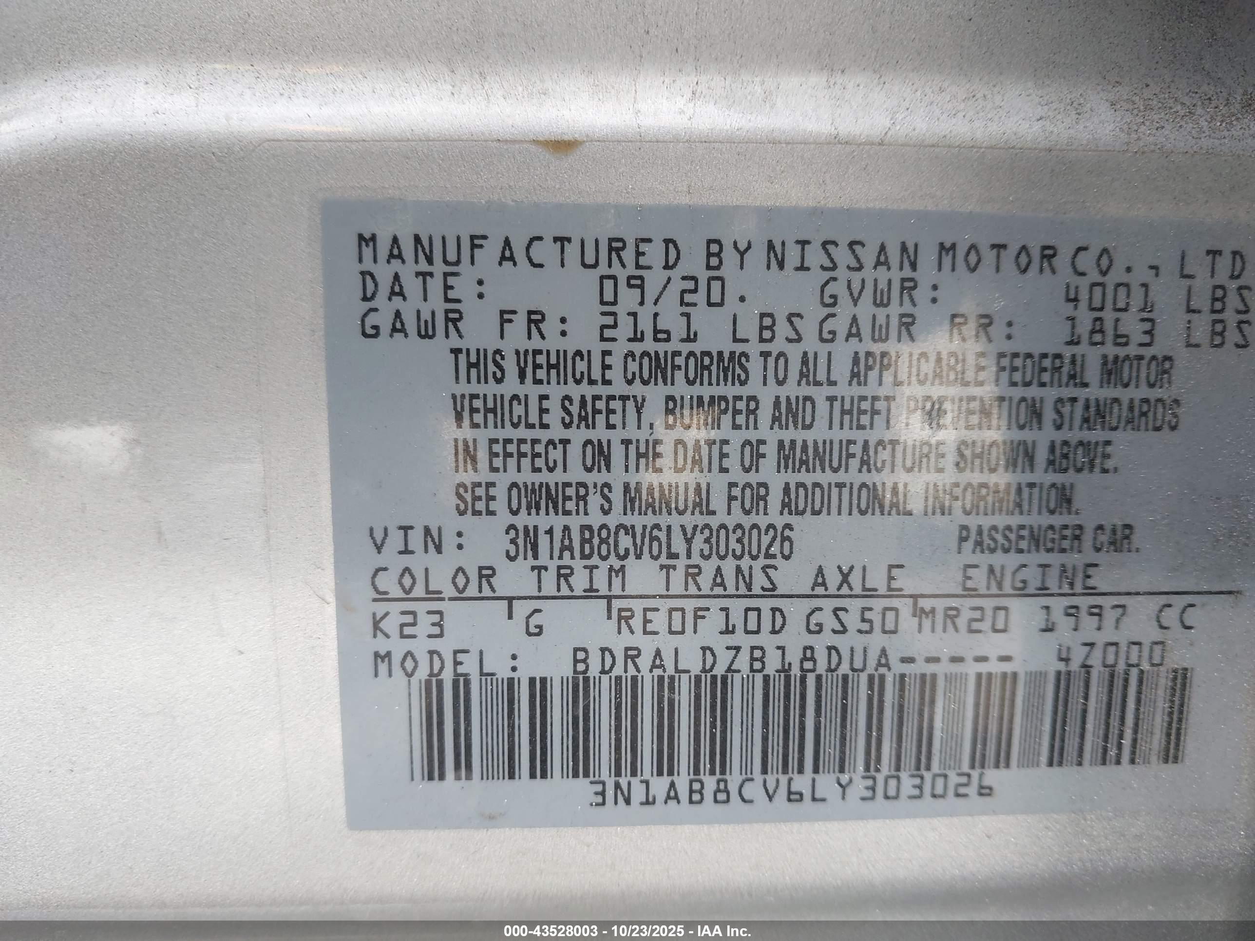 NISSAN SENTRA image 9