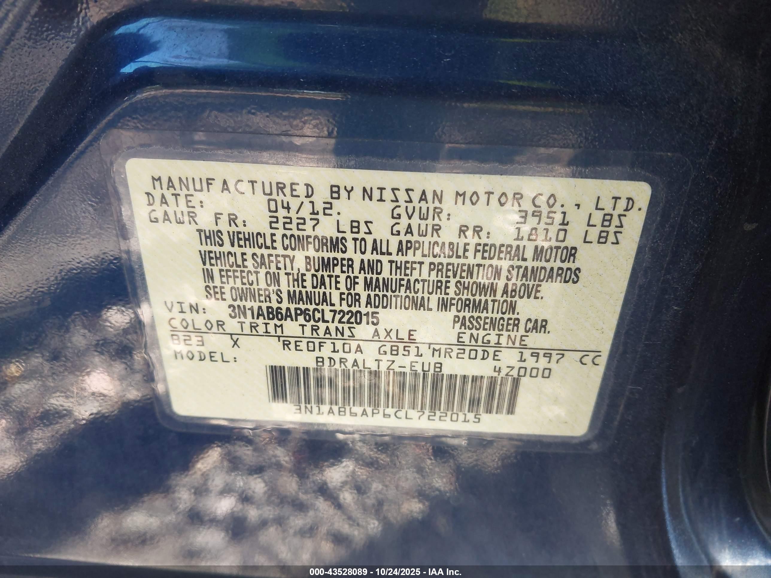 NISSAN SENTRA image 9