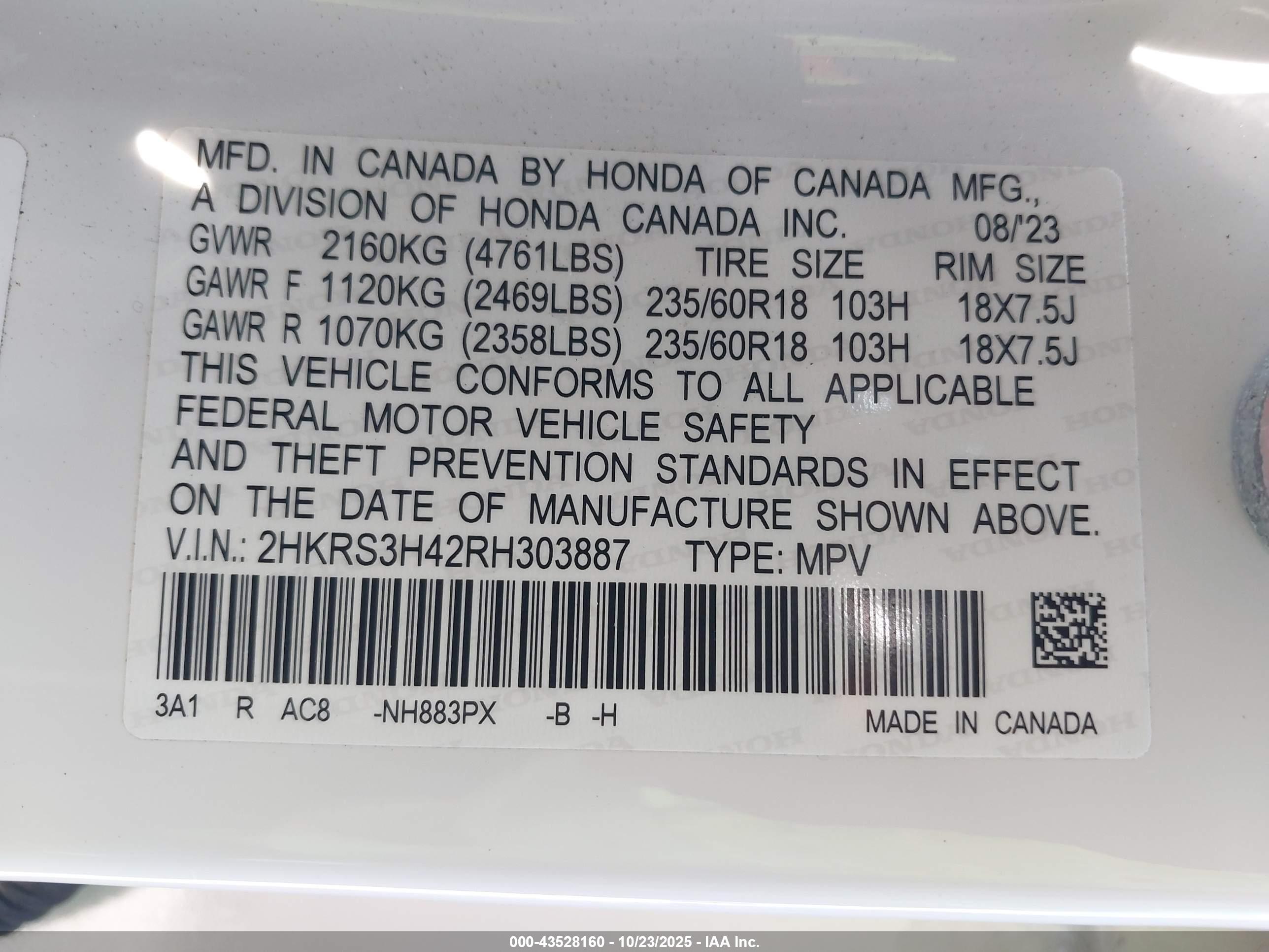 HONDA CR-V image 9