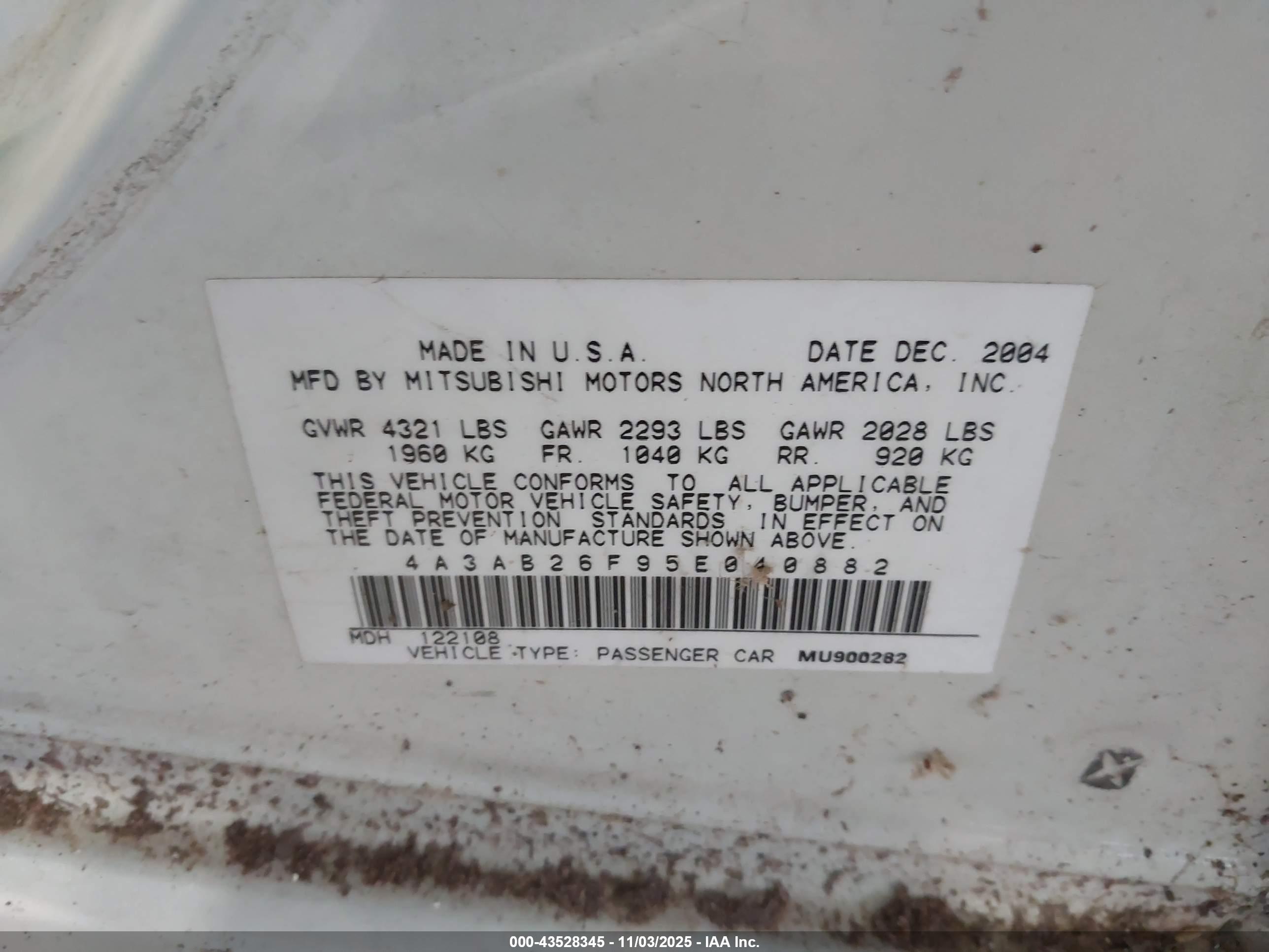 MITSUBISHI GALANT image 9