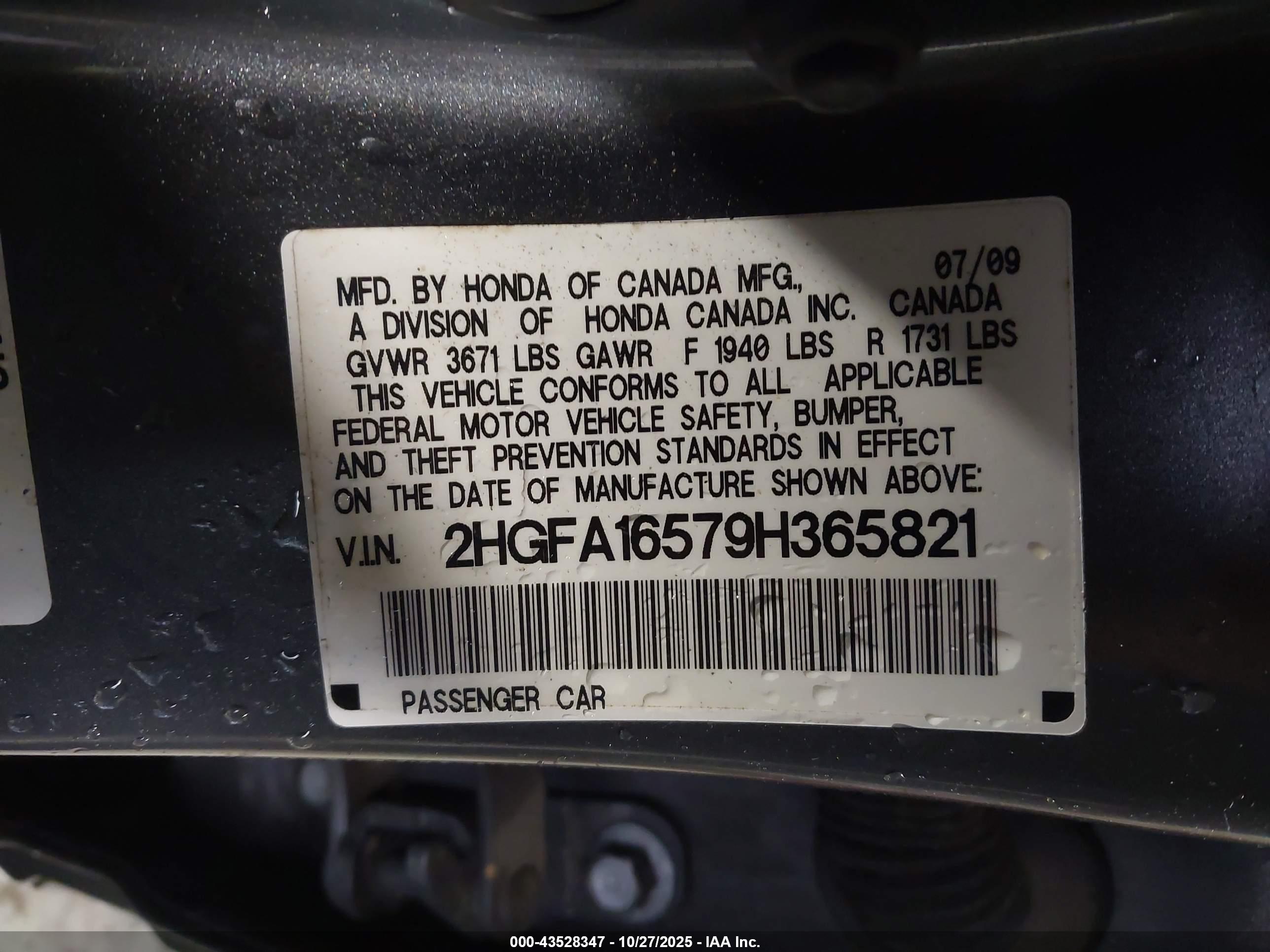 HONDA CIVIC image 9