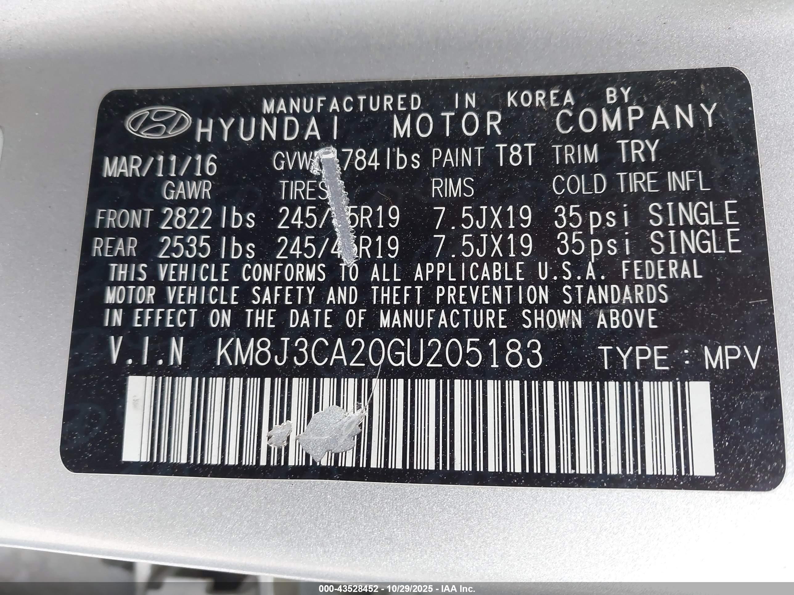 HYUNDAI TUCSON image 9