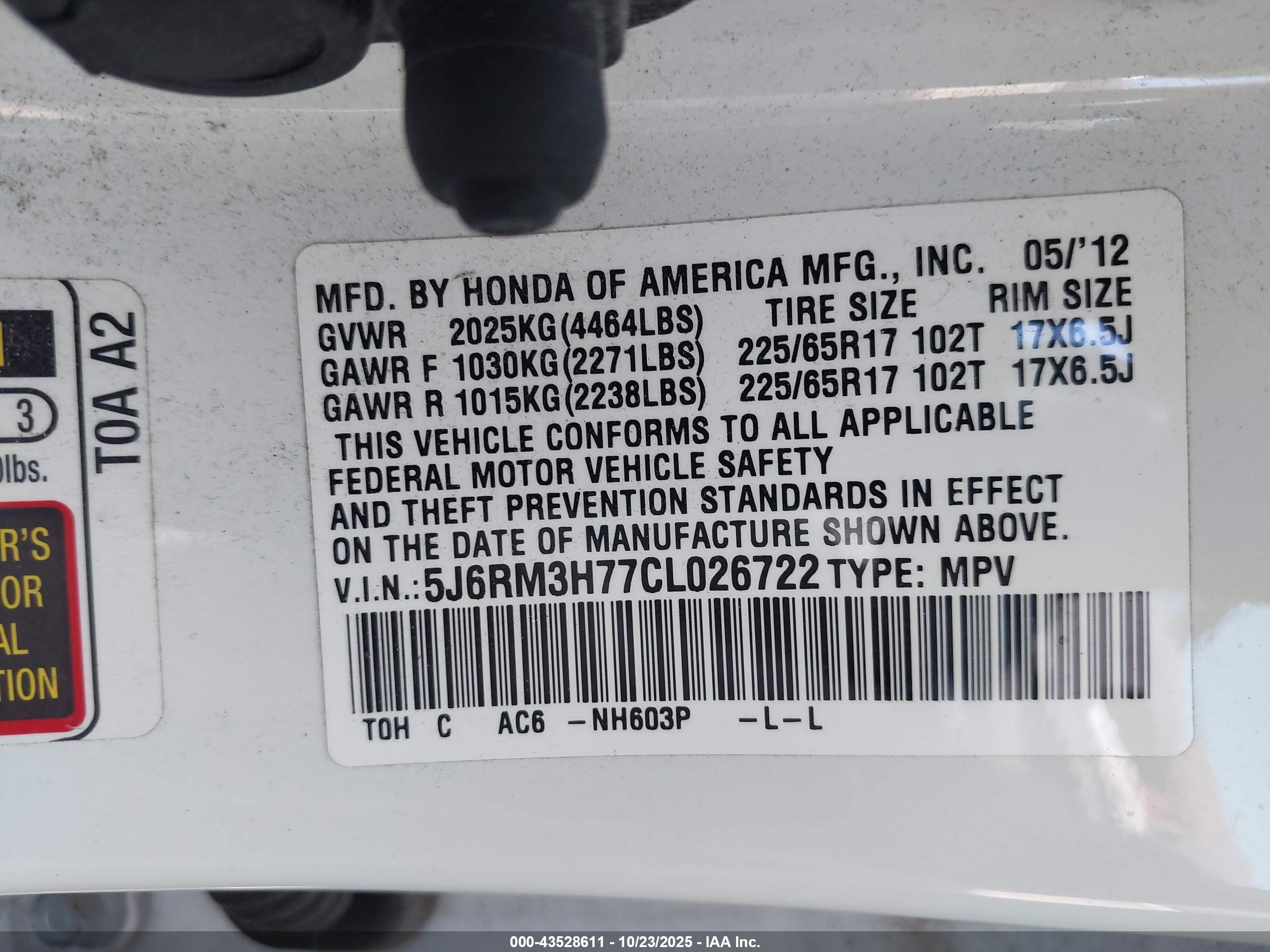 HONDA CR-V image 9